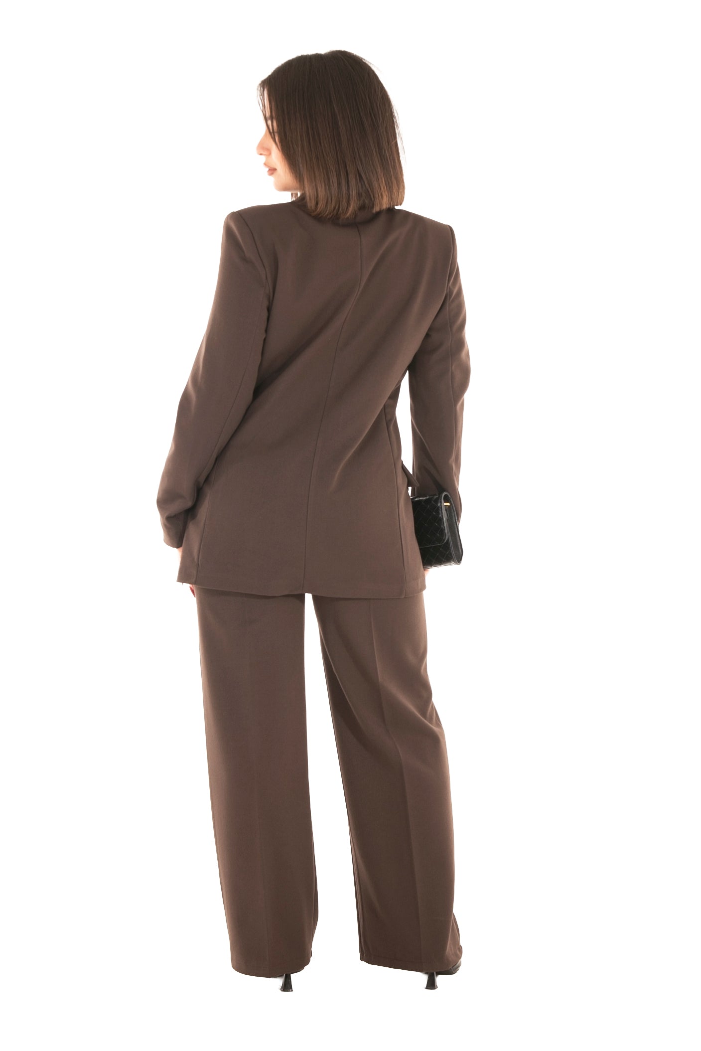 Tailleur Miranda marrone