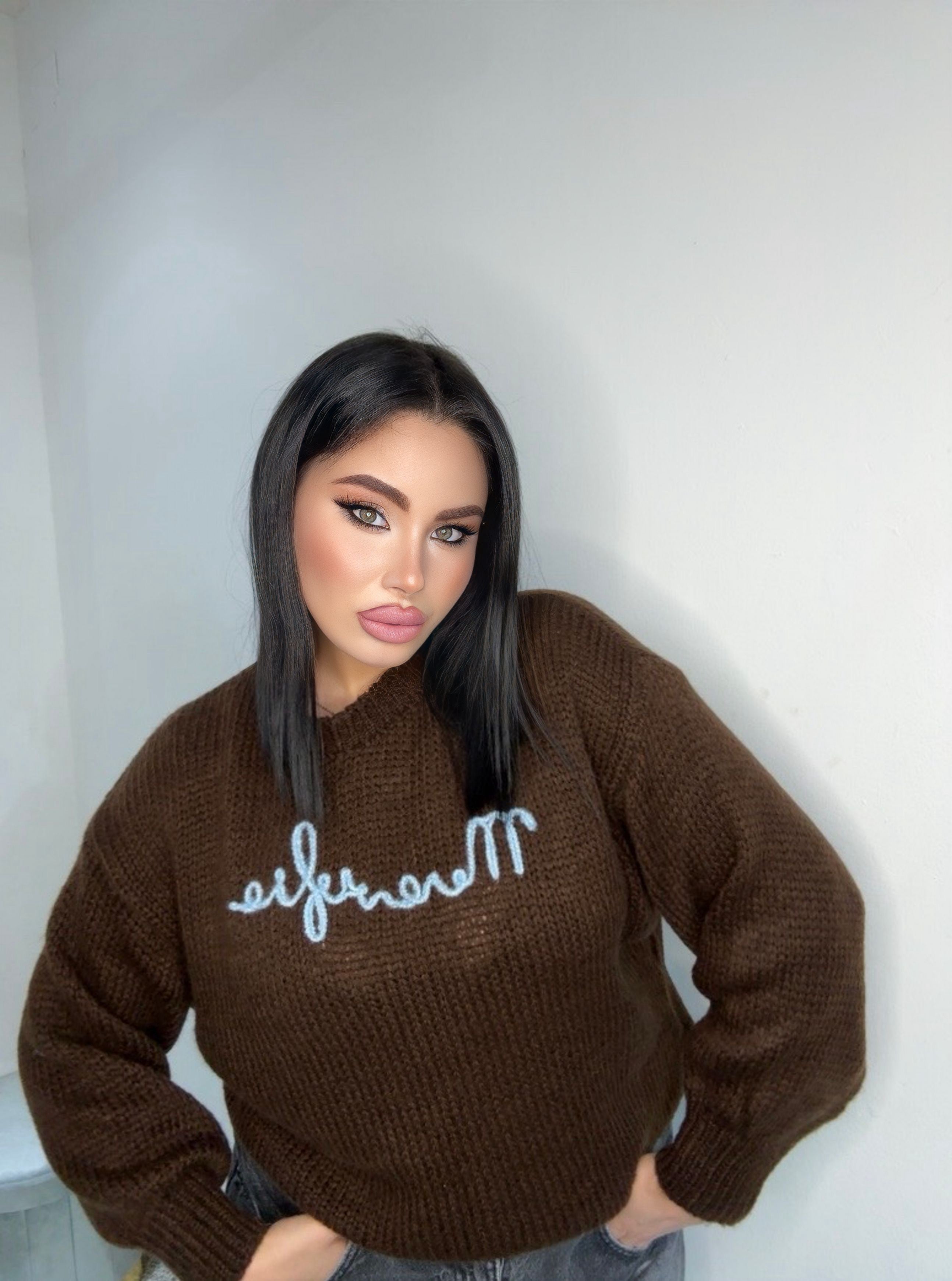 Maglioncino 3176 marrone