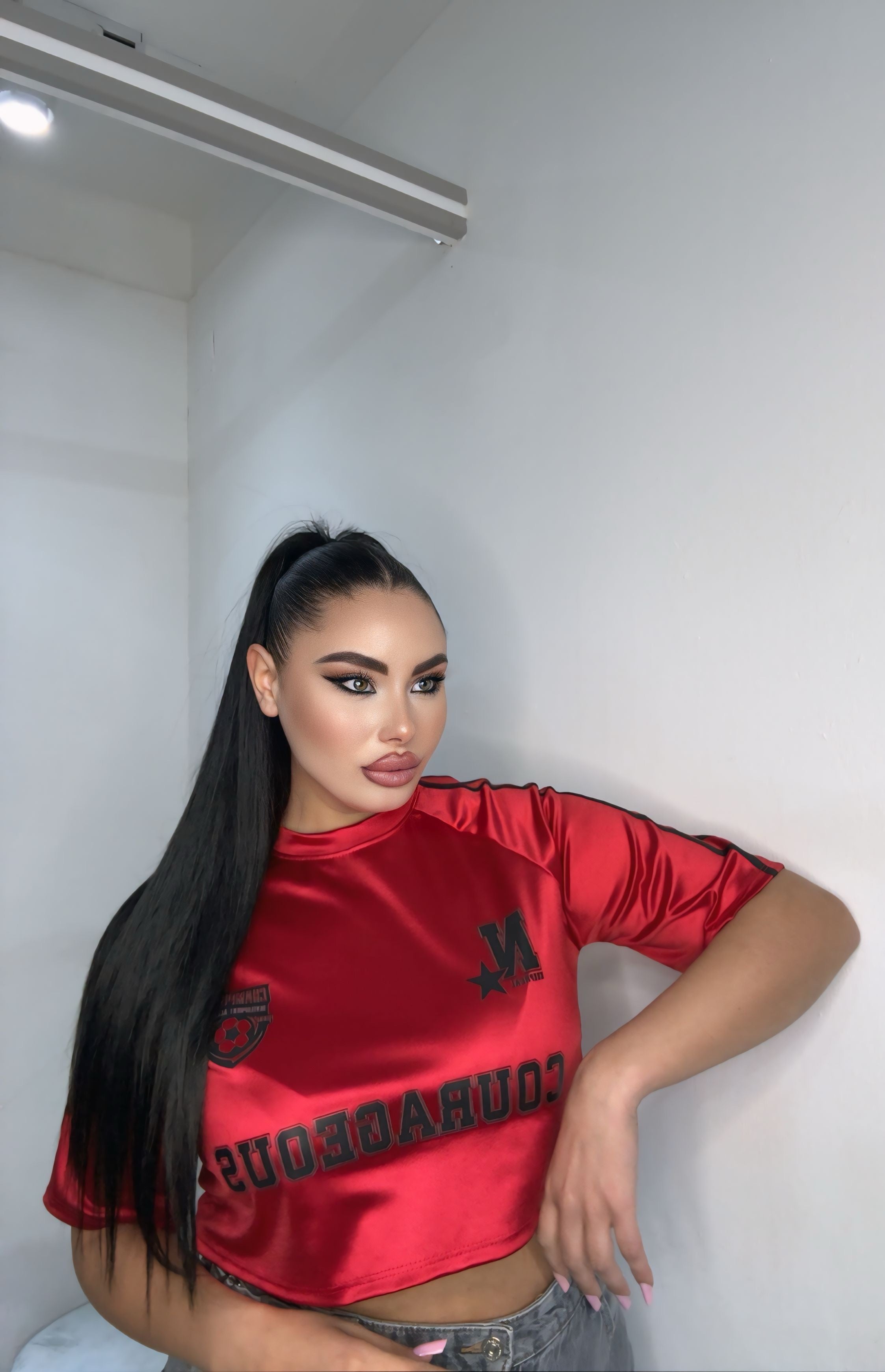 T-shirt basket rossa