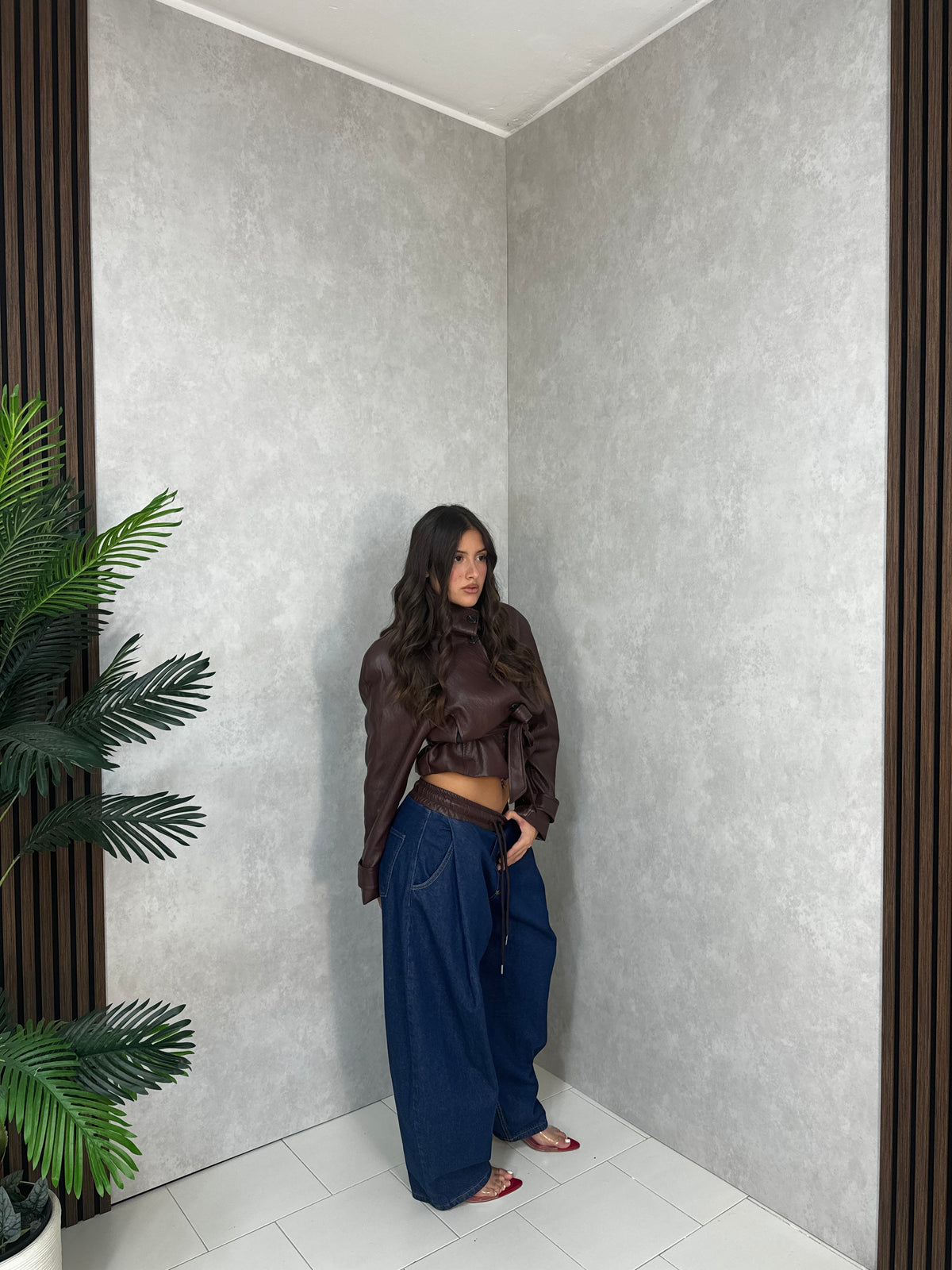 Completo Denim & Leather Chic