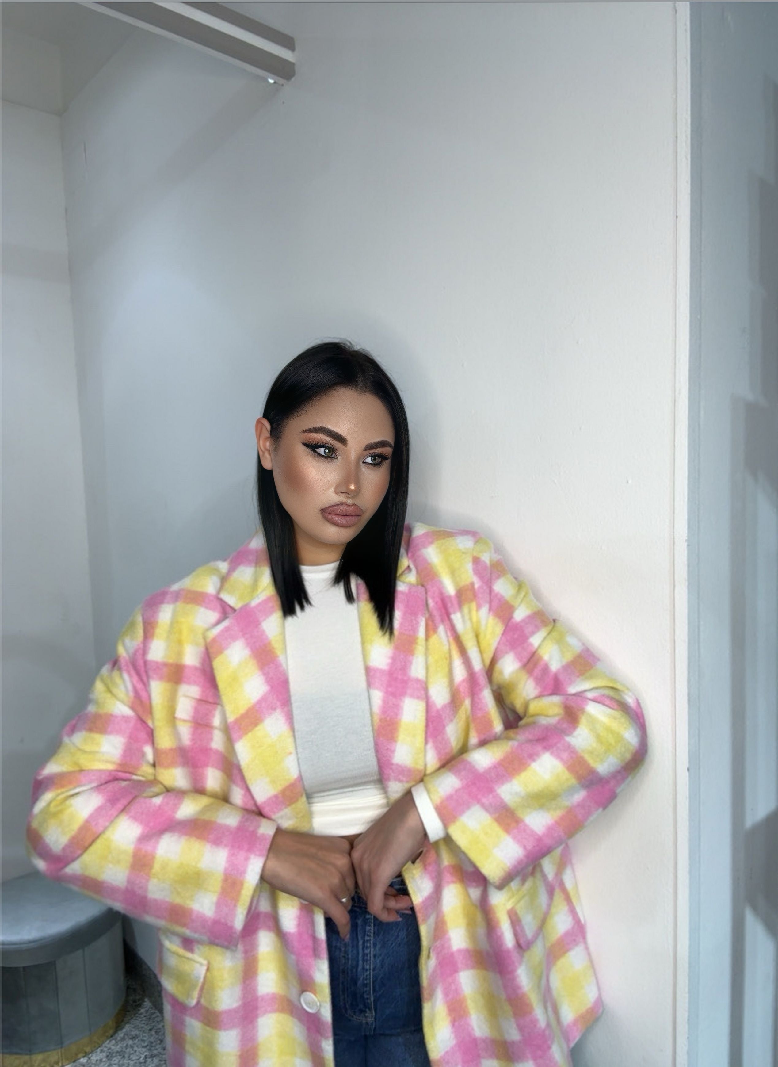 Blazer lumina oversize