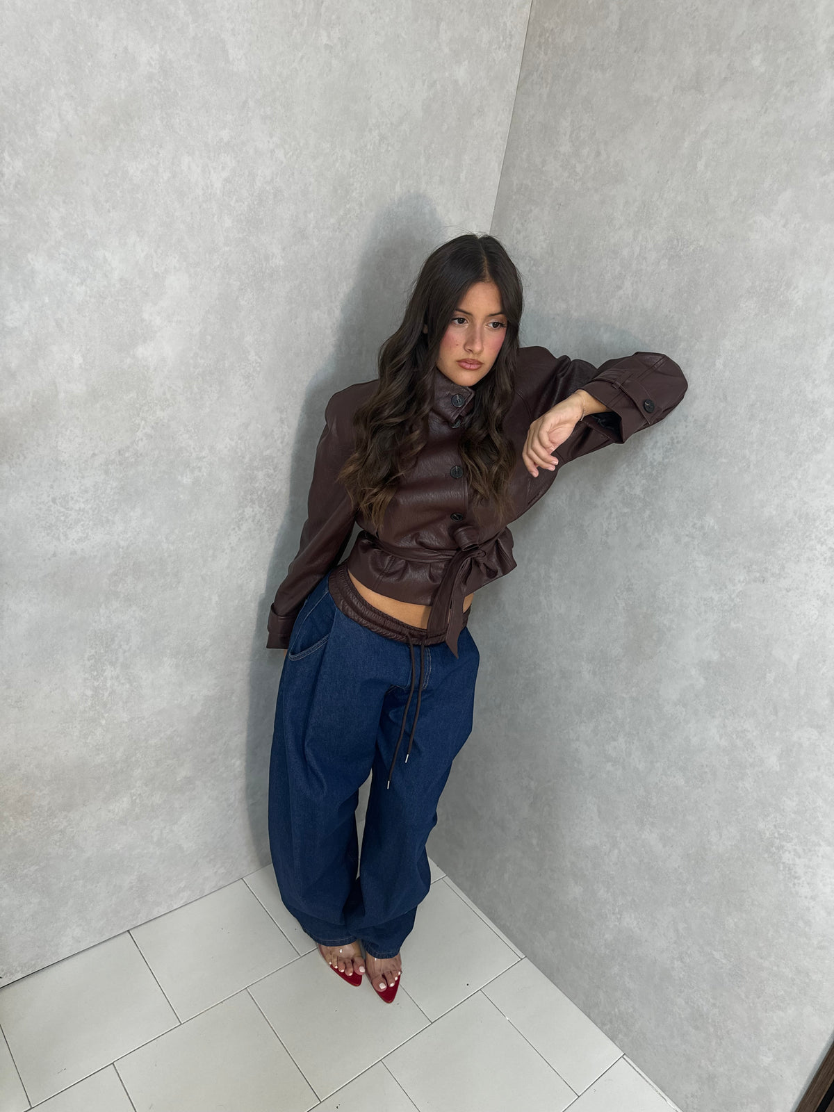 Completo Denim & Leather Chic