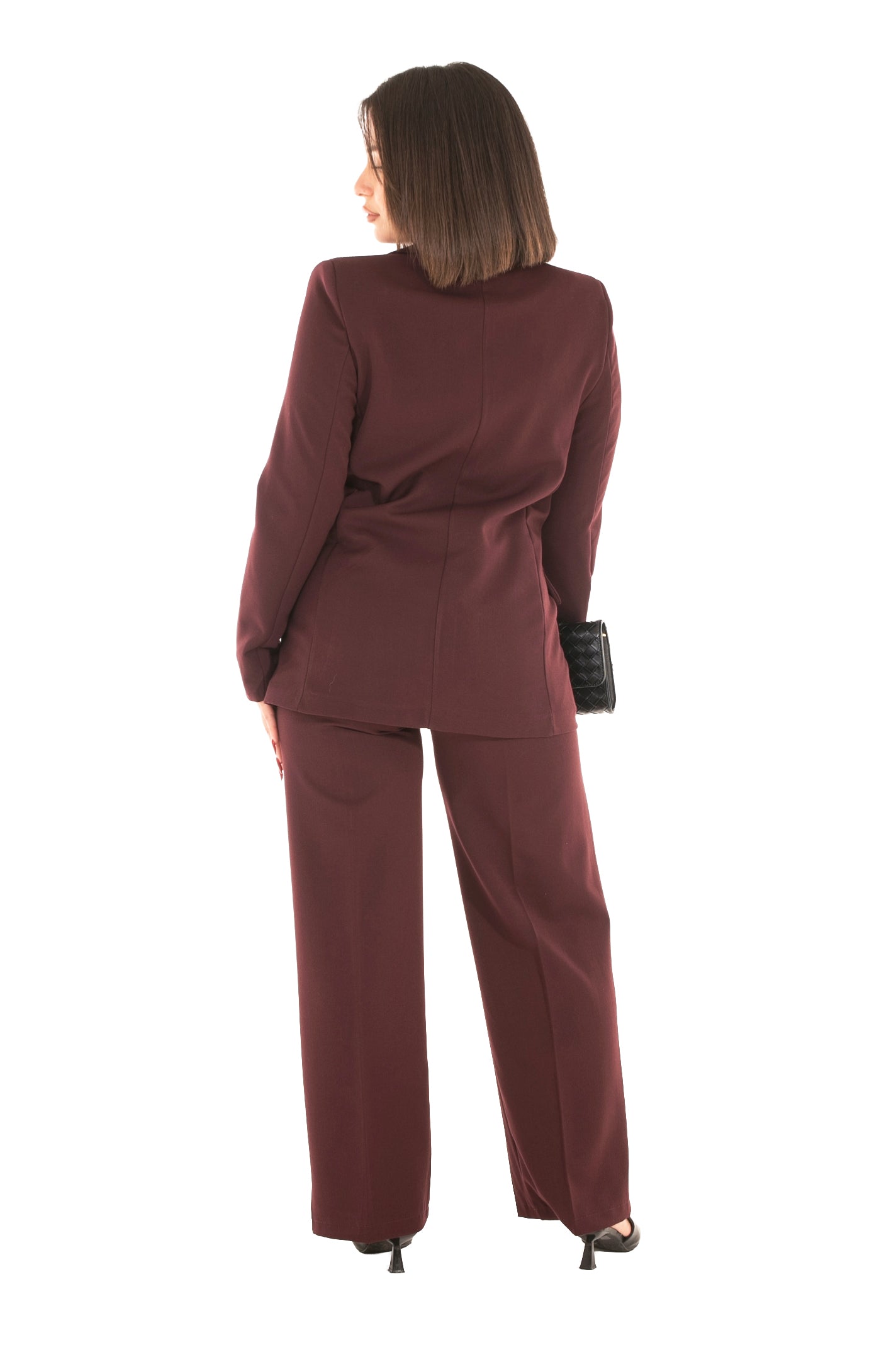Tailleur Miranda bordeaux