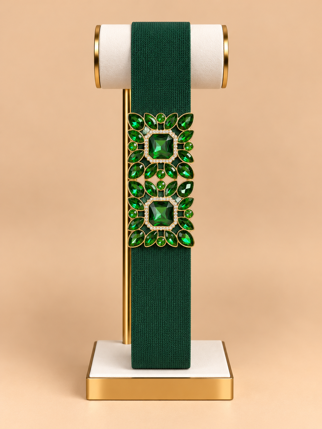Cintura gioiello verde imperiale