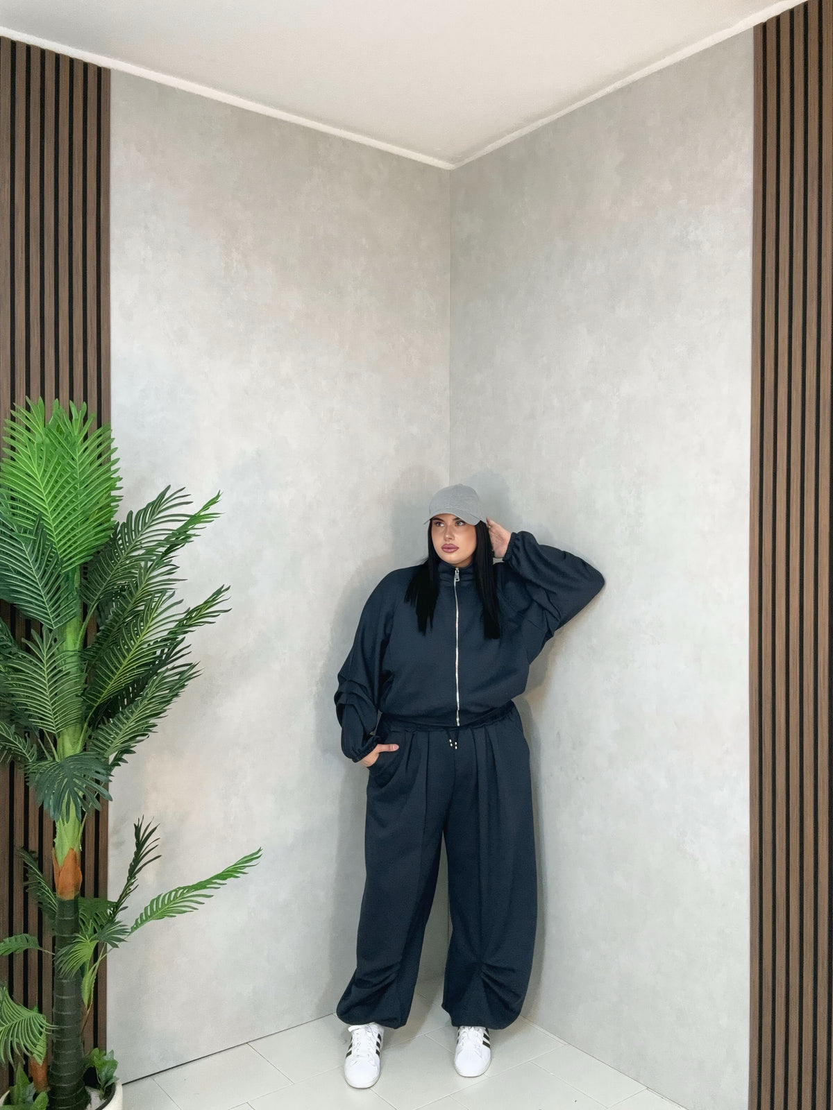 Tuta Urban Chic blu navy