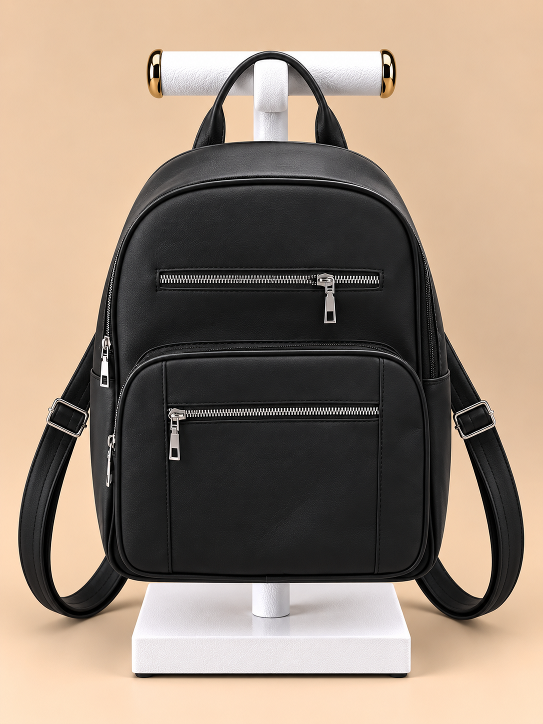Zaino Nero Multi-Tasca