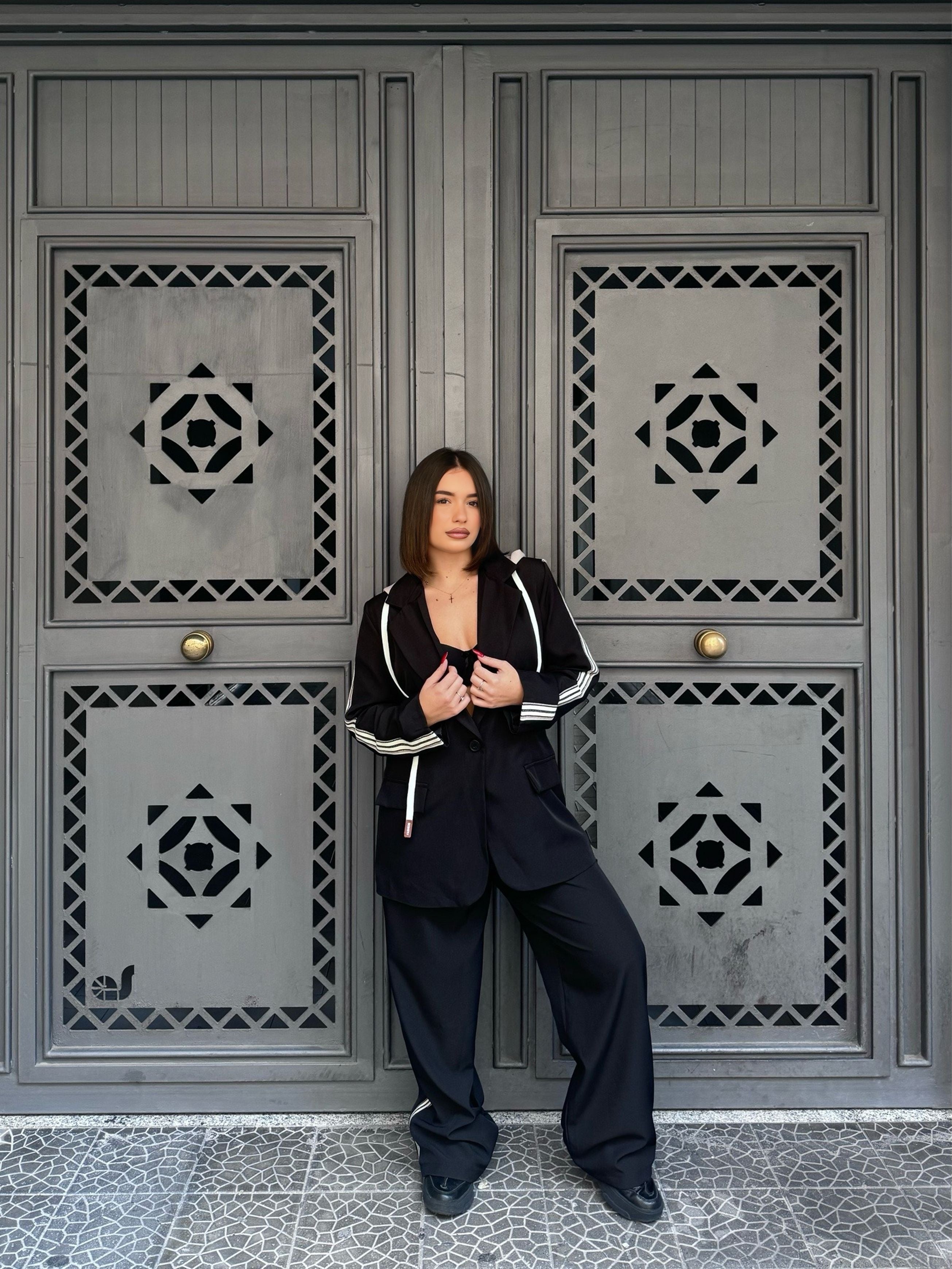 Tailleur sporty black