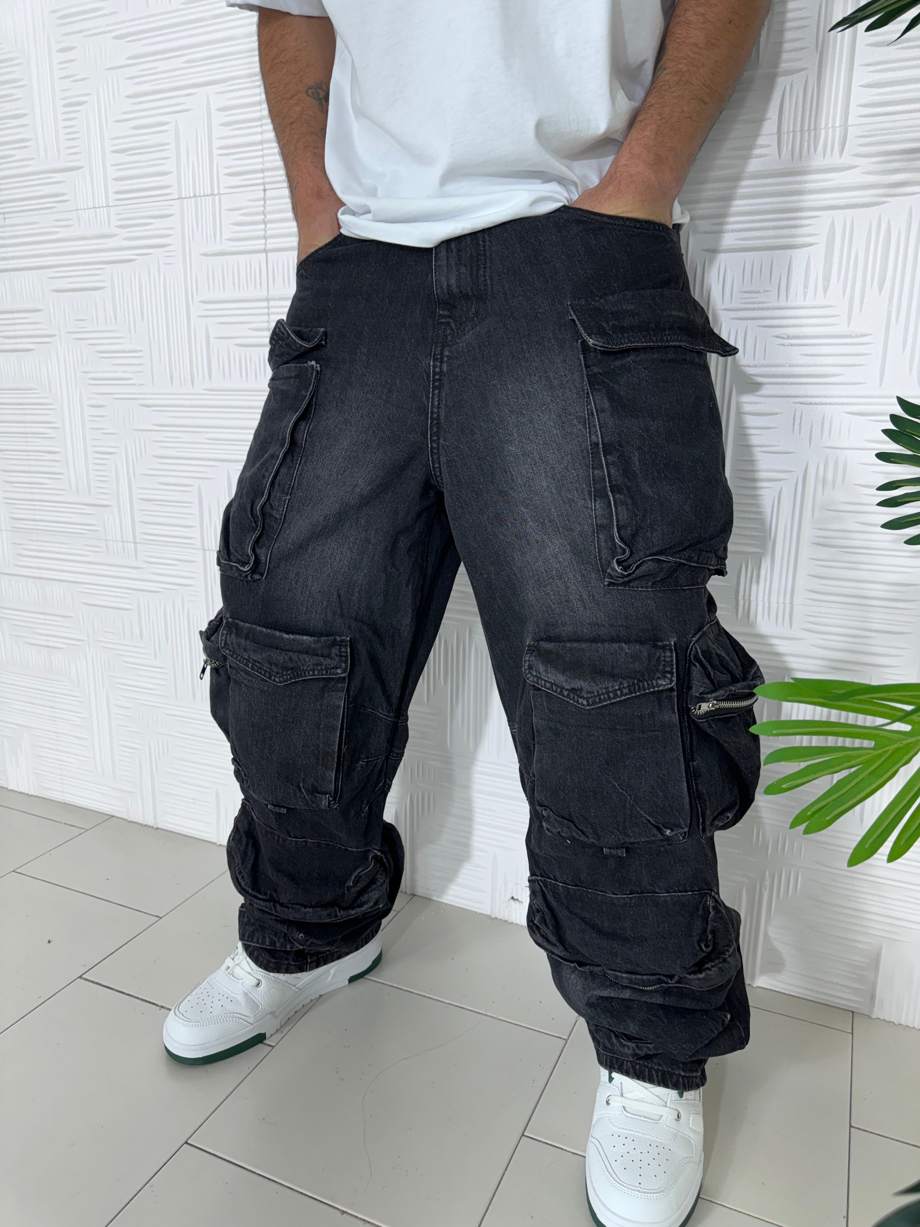 JEANS BAGGY CARGO