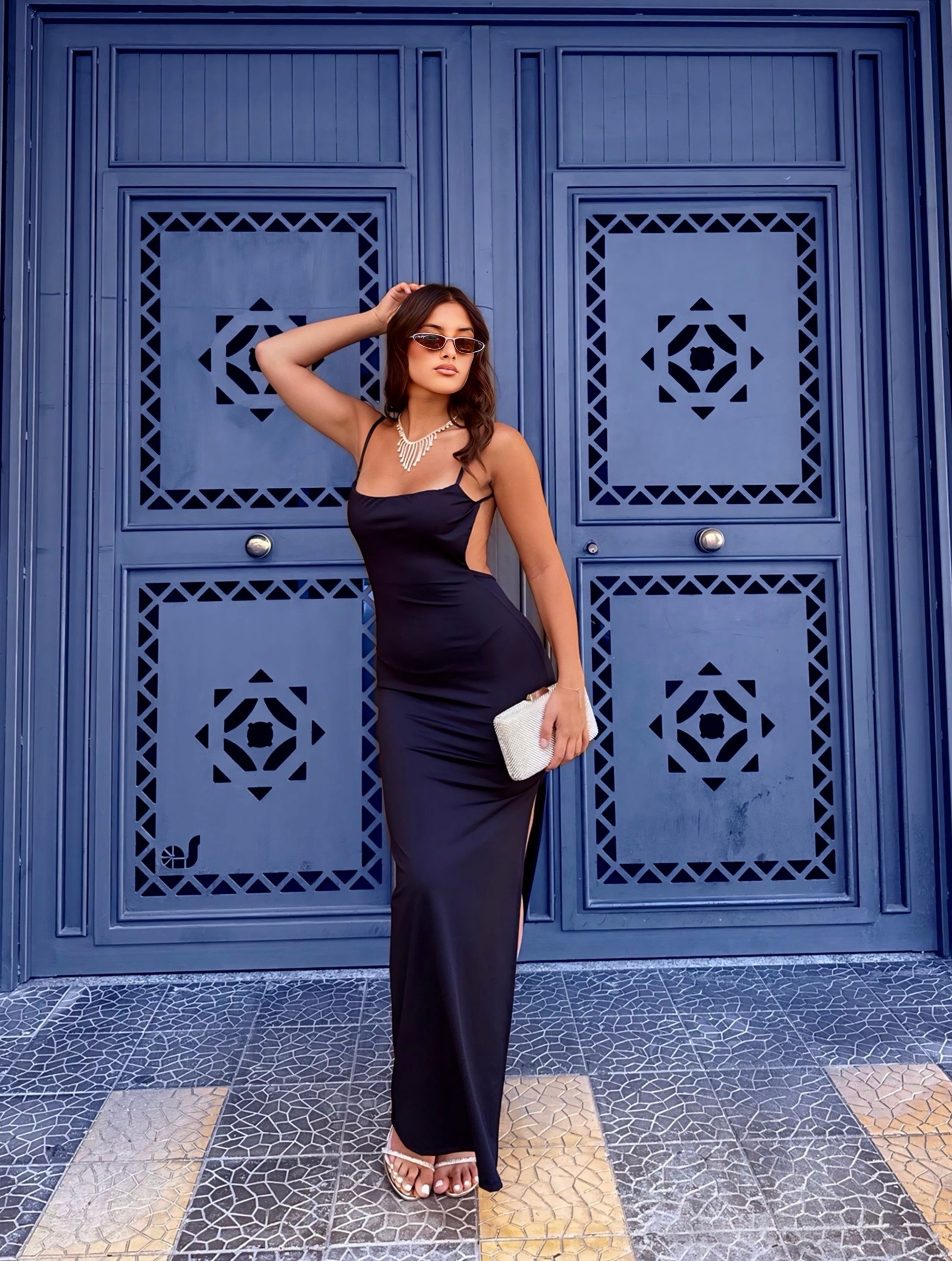 Abito alma blu navy