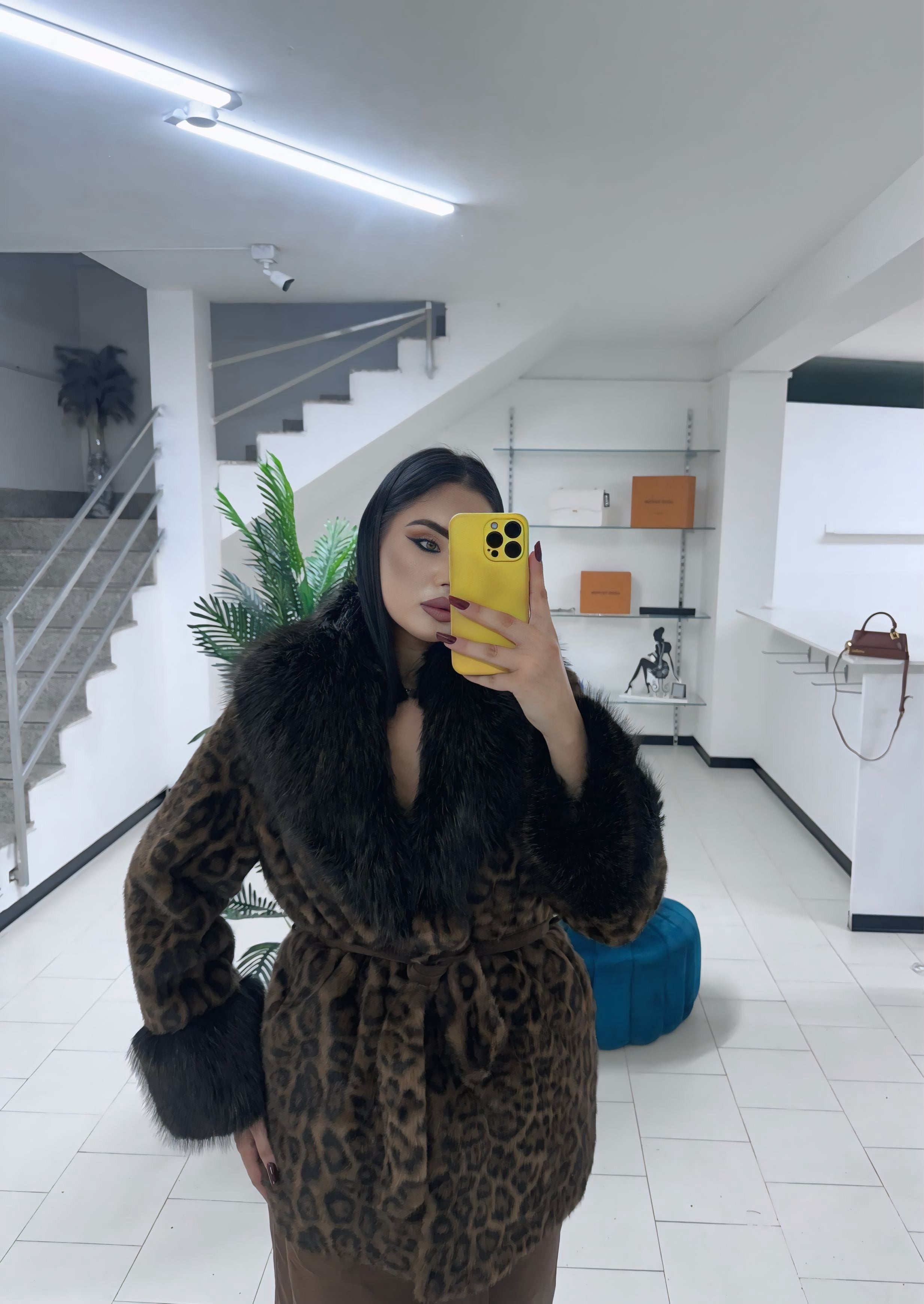 Pelliccia Leopard Curvy