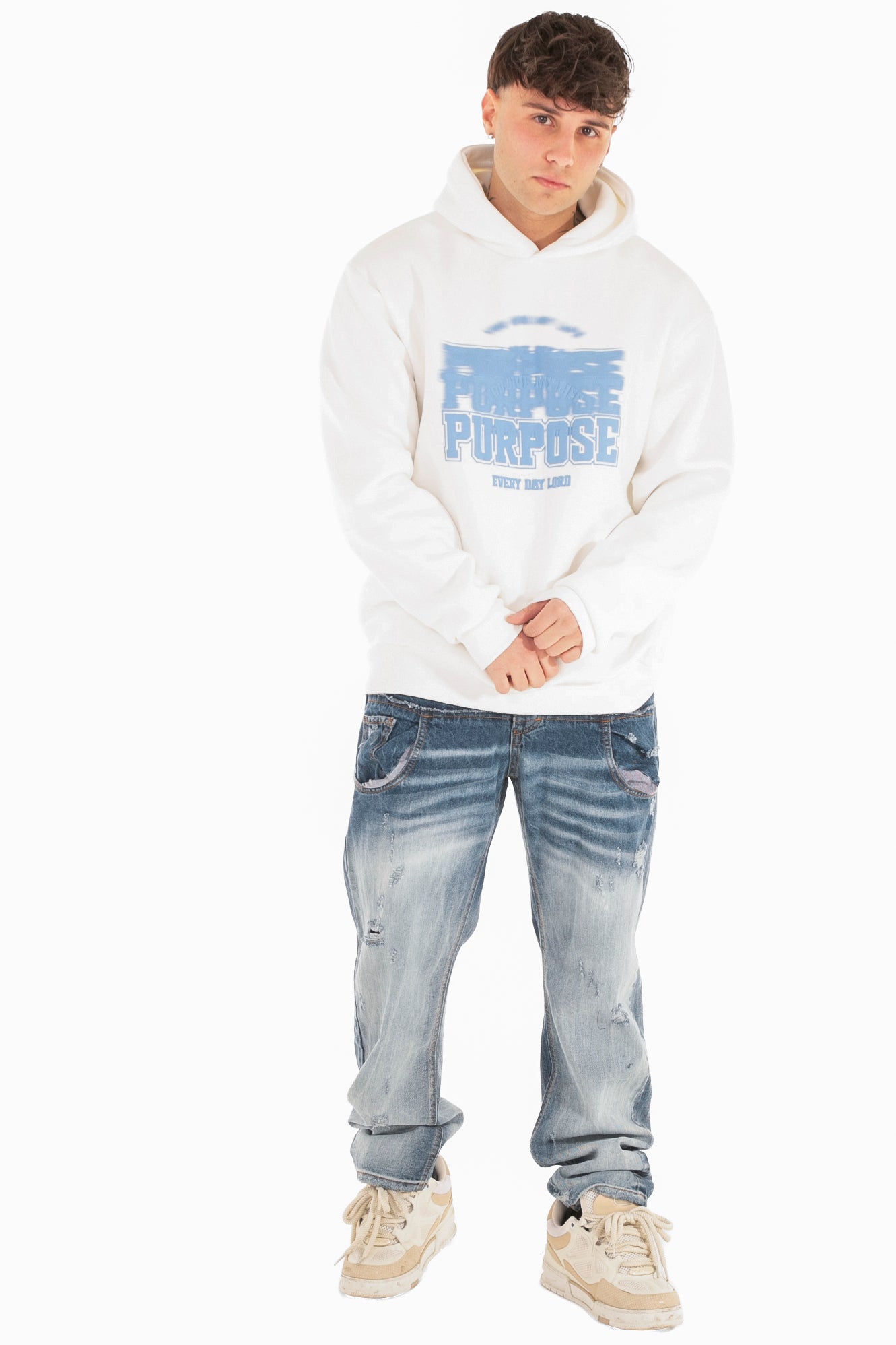 Jeans straight fit blue R06 CIANOTIC