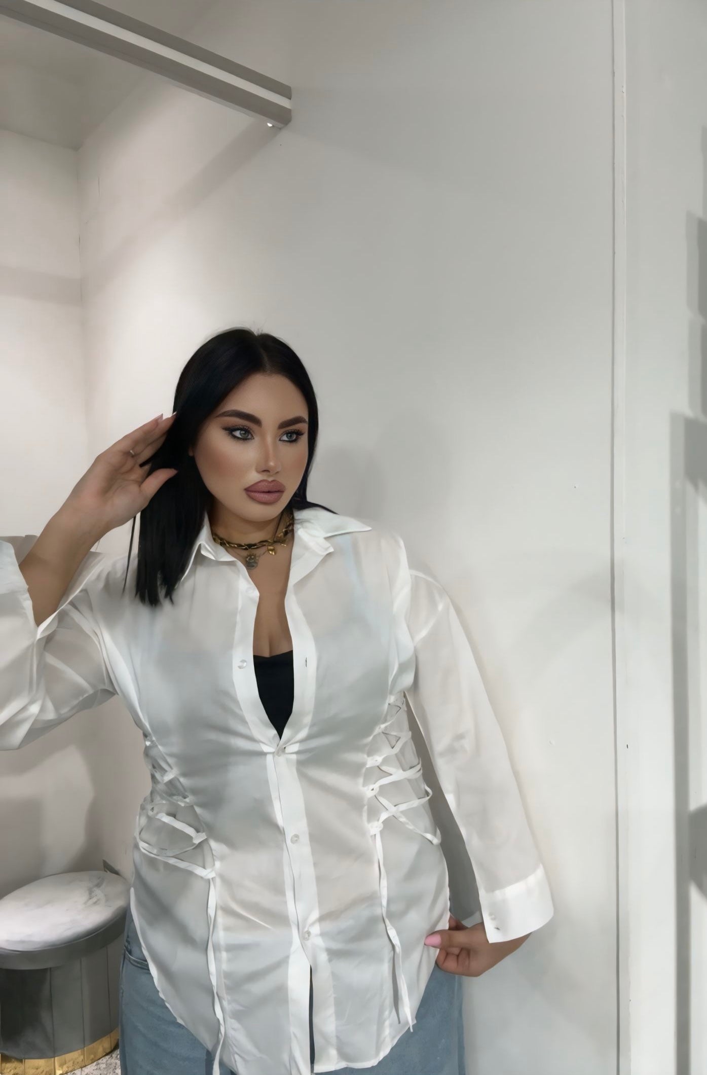 Camicia bianca Curvy