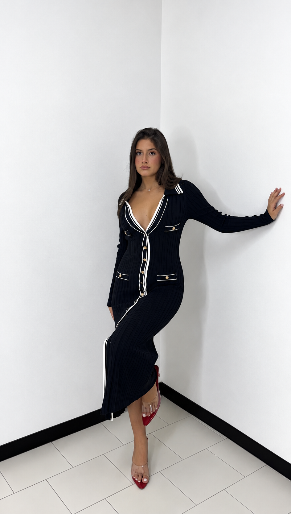 Abito Paris Chic a Costine
