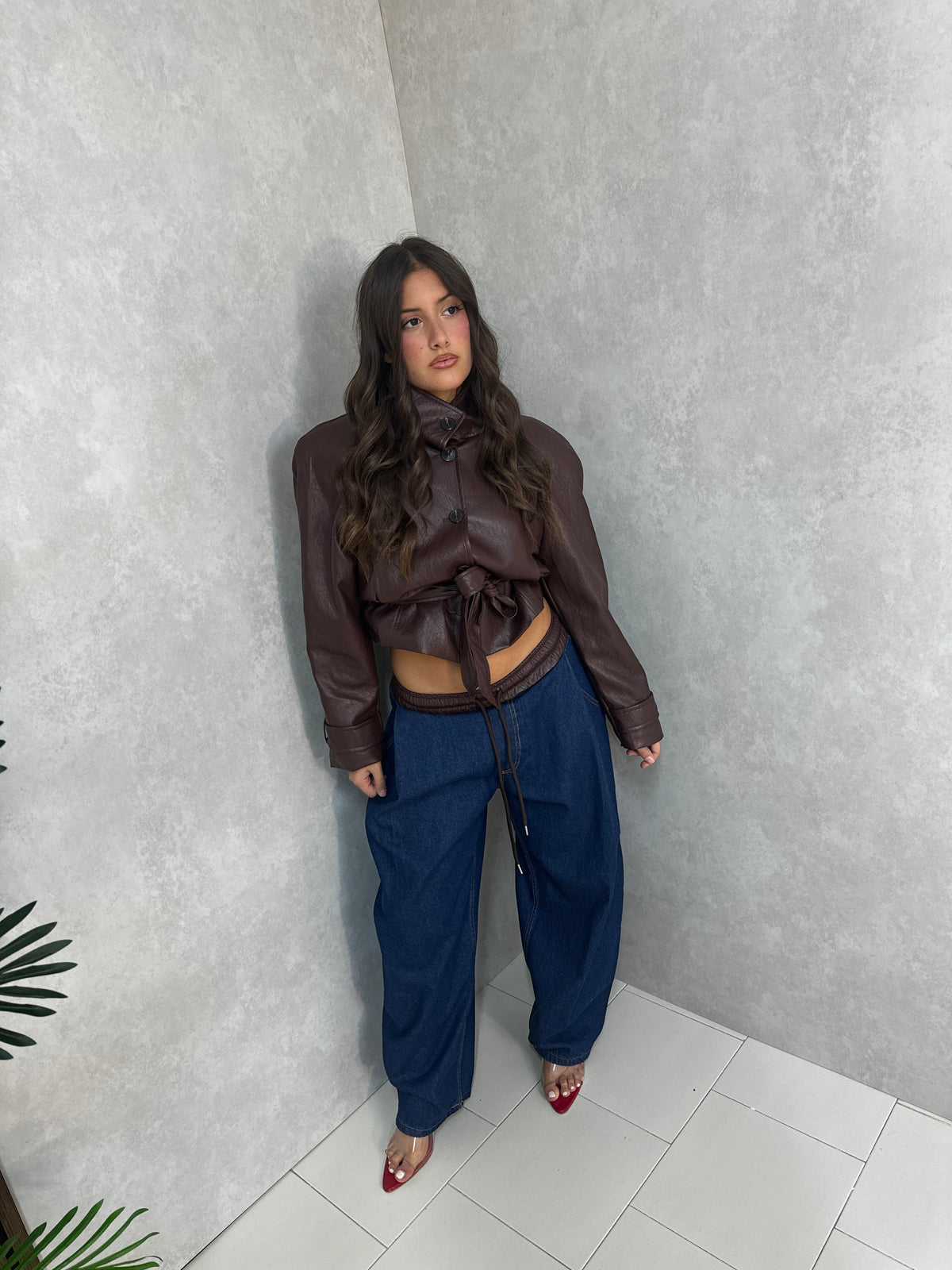 Completo Denim & Leather Chic