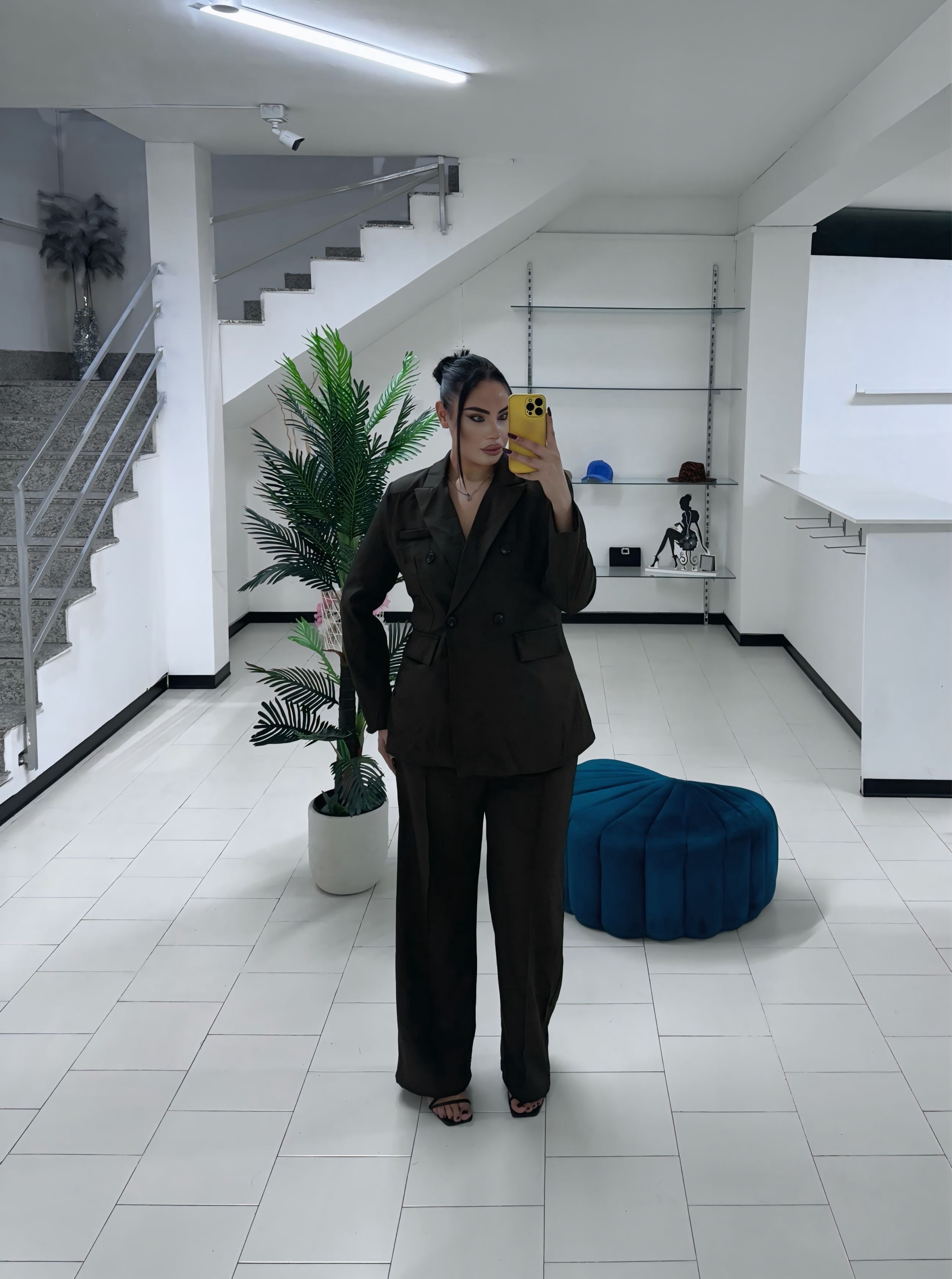 Tailleur meira marrone