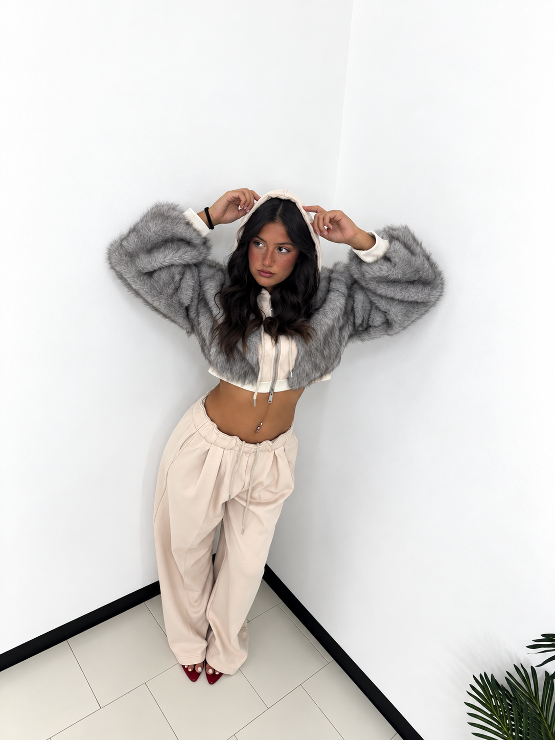 COMPLETO FUR GLAM BEIGE