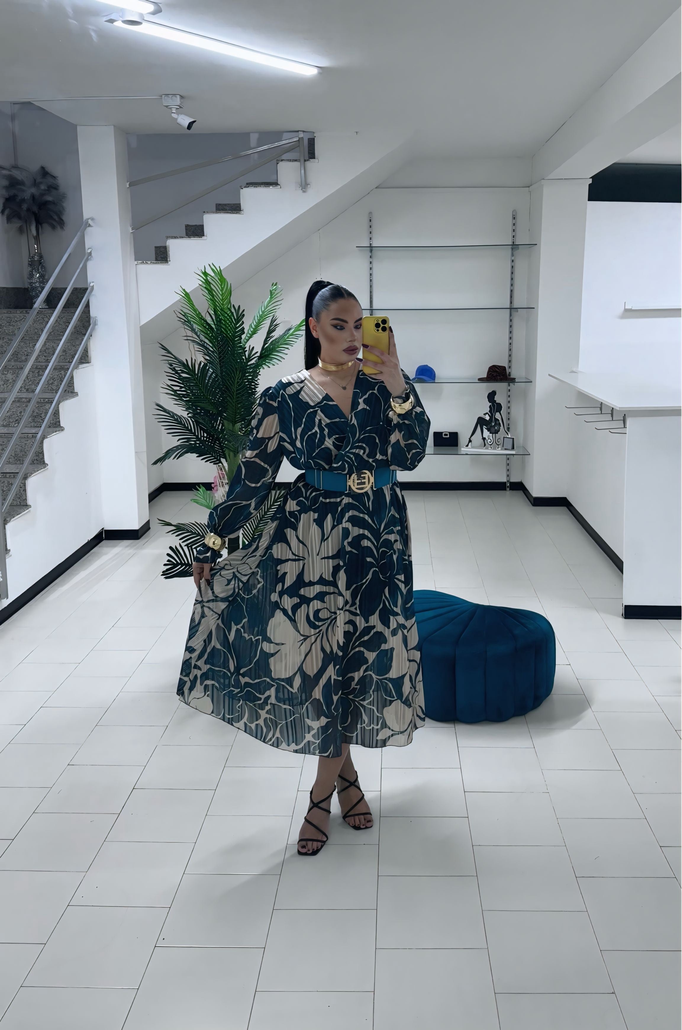 Abito Margherita ottanio