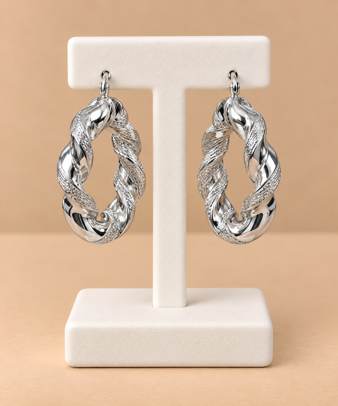 Orecchini Silver Intrecciati