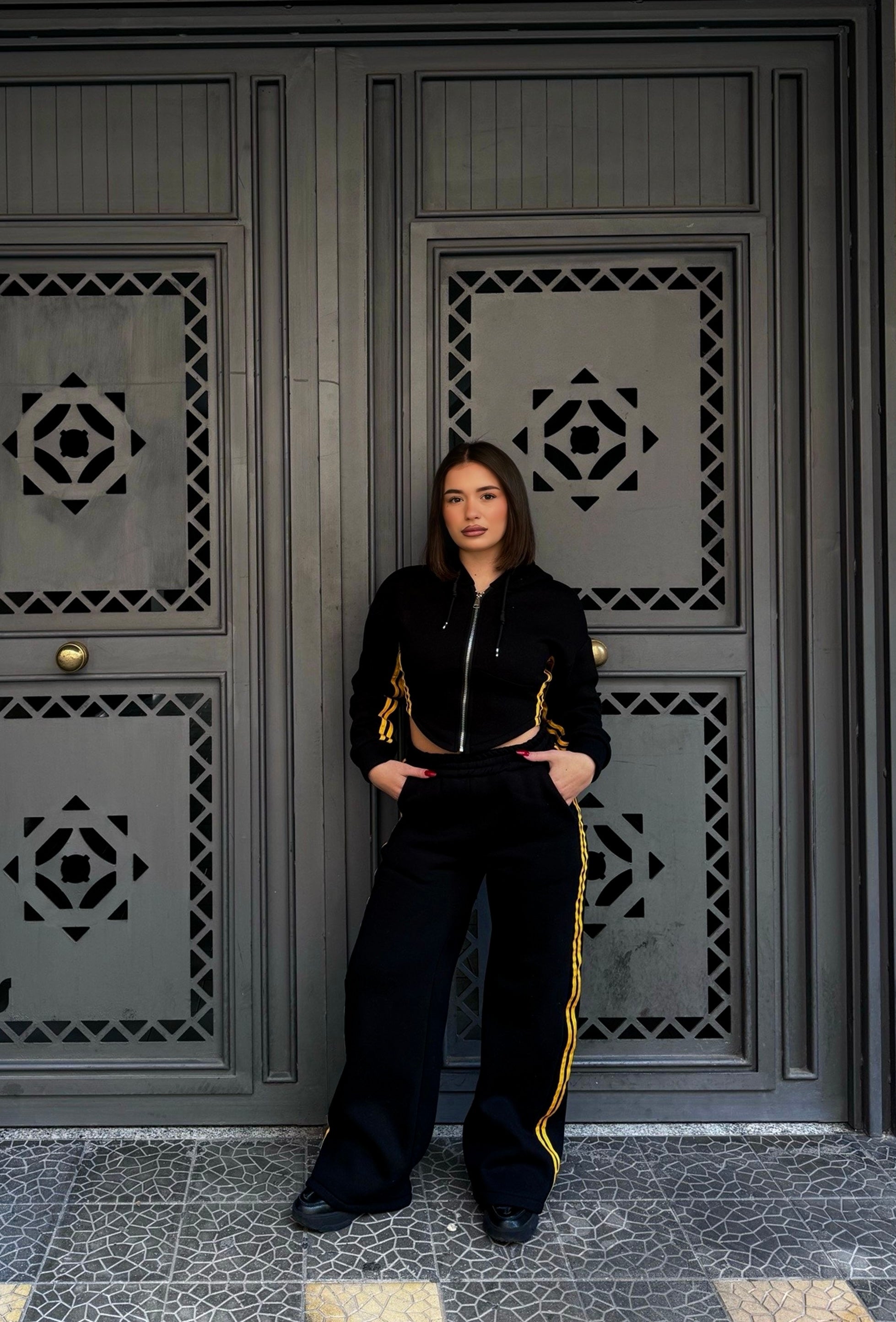 Coordinato tuta black