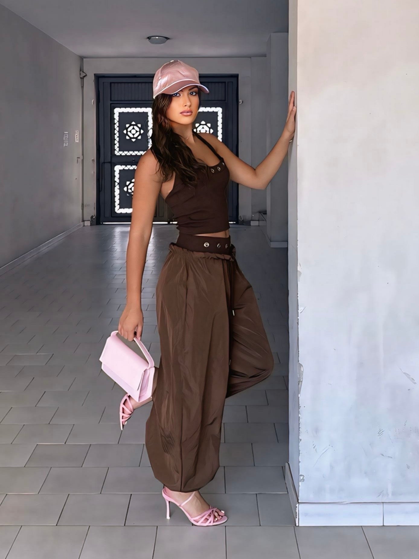 Coordinato nives marrone