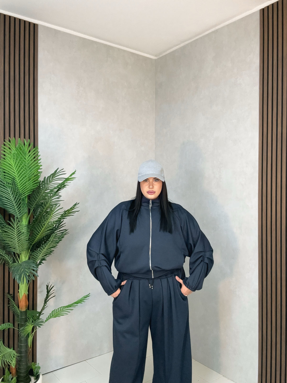 Tuta Urban Chic blu navy