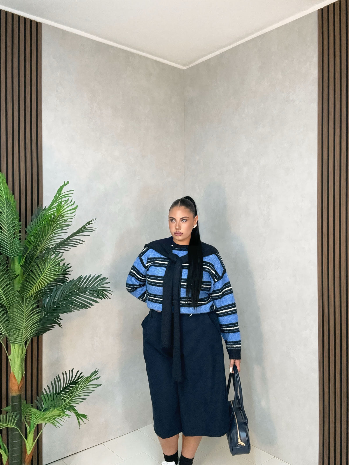 Bermuda Curvy Midnight Chic