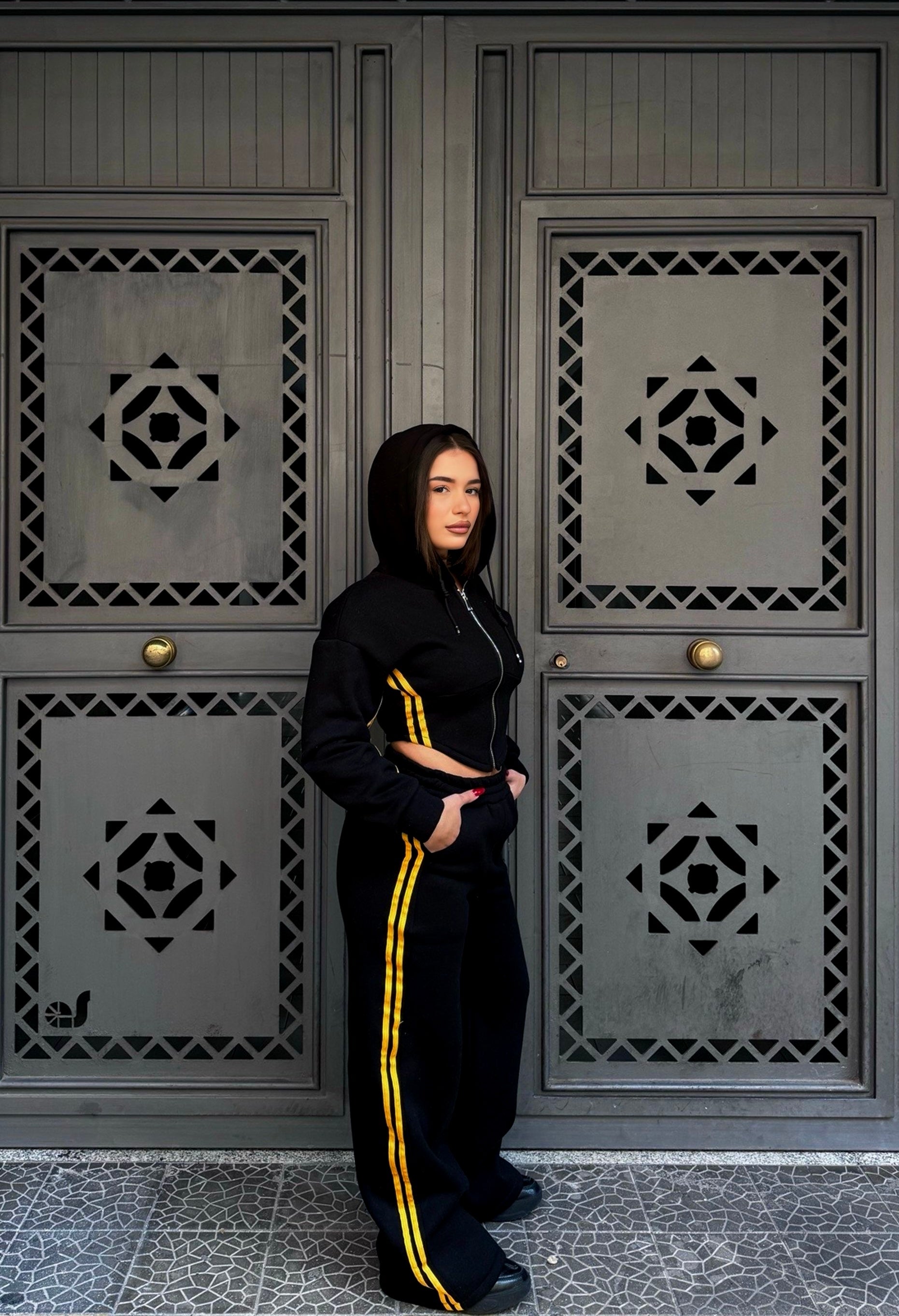 Coordinato tuta black