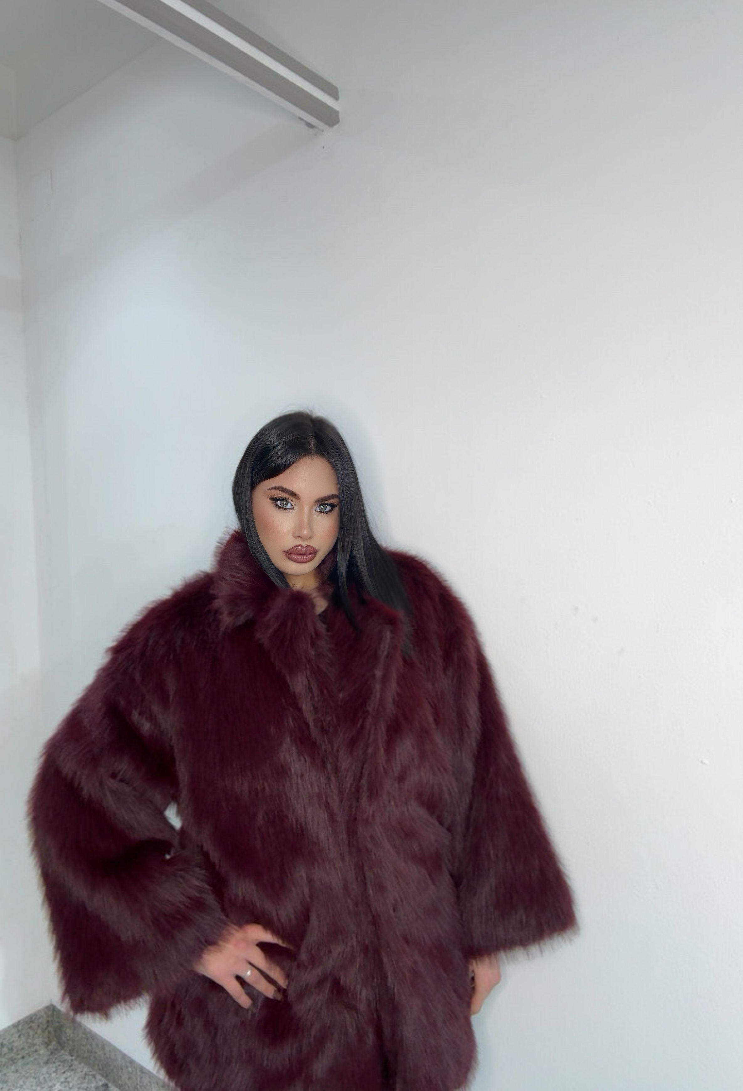 Pelliccia lumina 3332 bordeaux