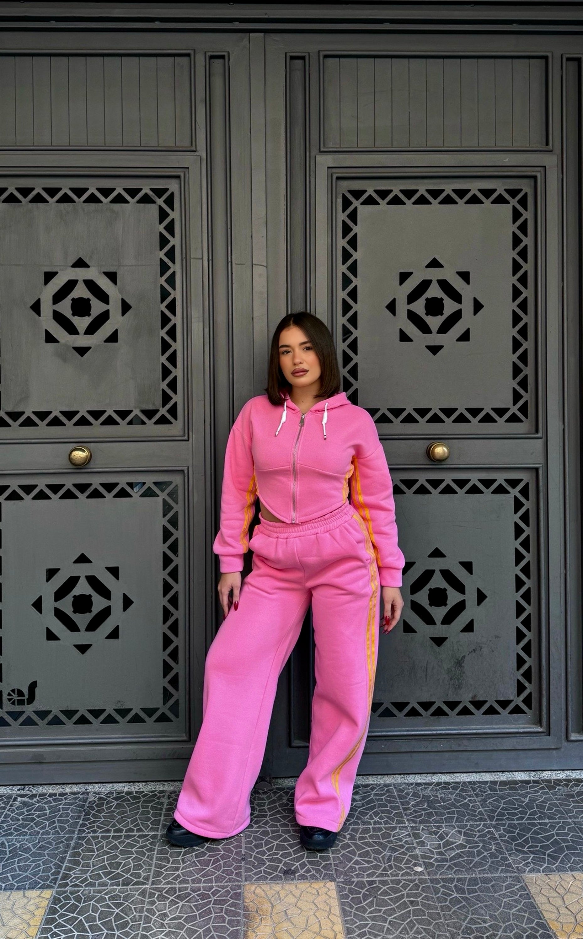 Coordinato tuta pink