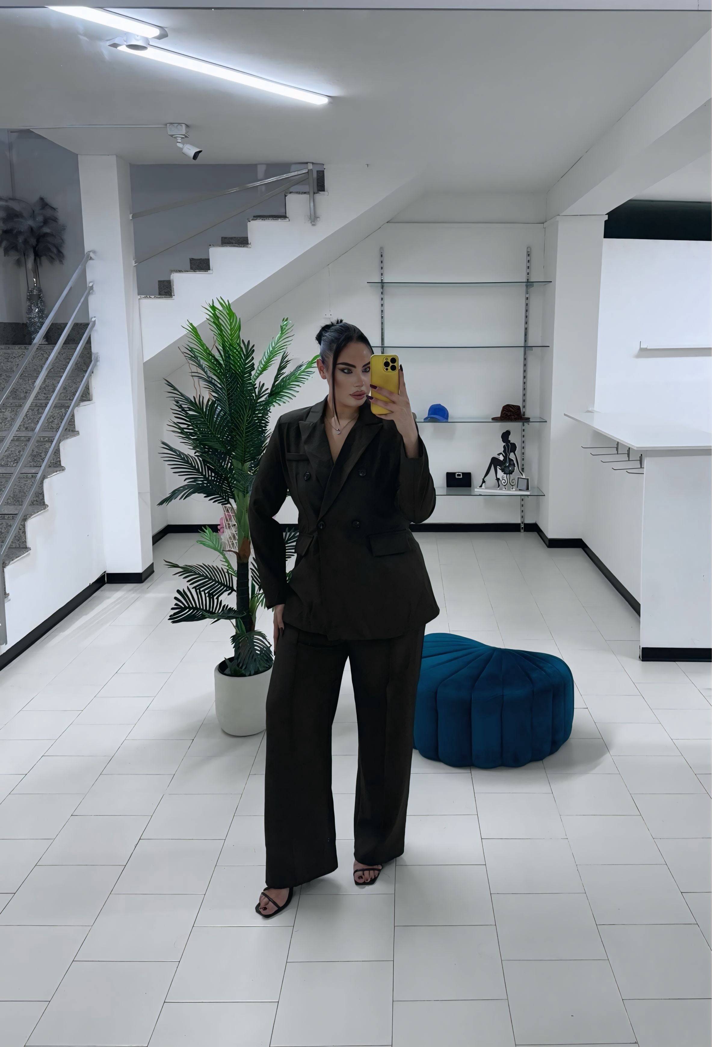 Tailleur meira marrone