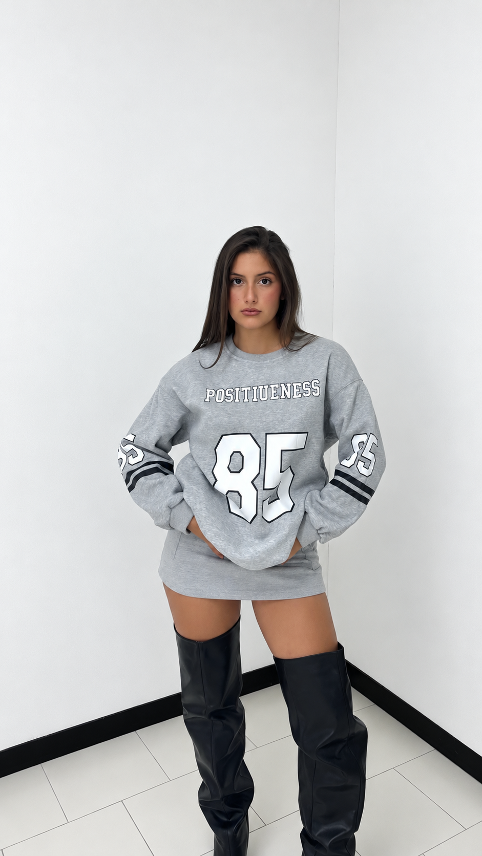 Felpa Oversize College 85