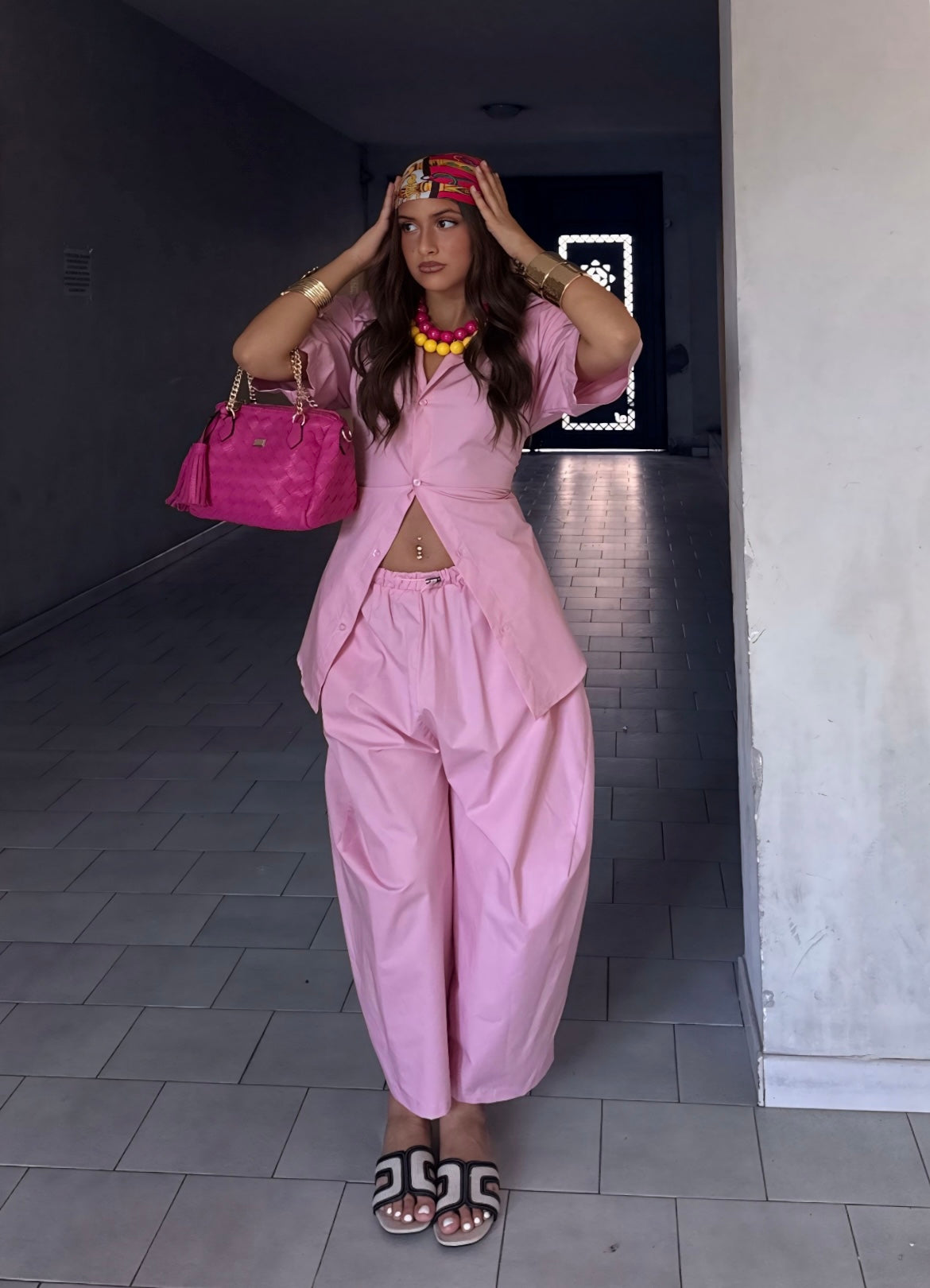 Coordinato iraida pink