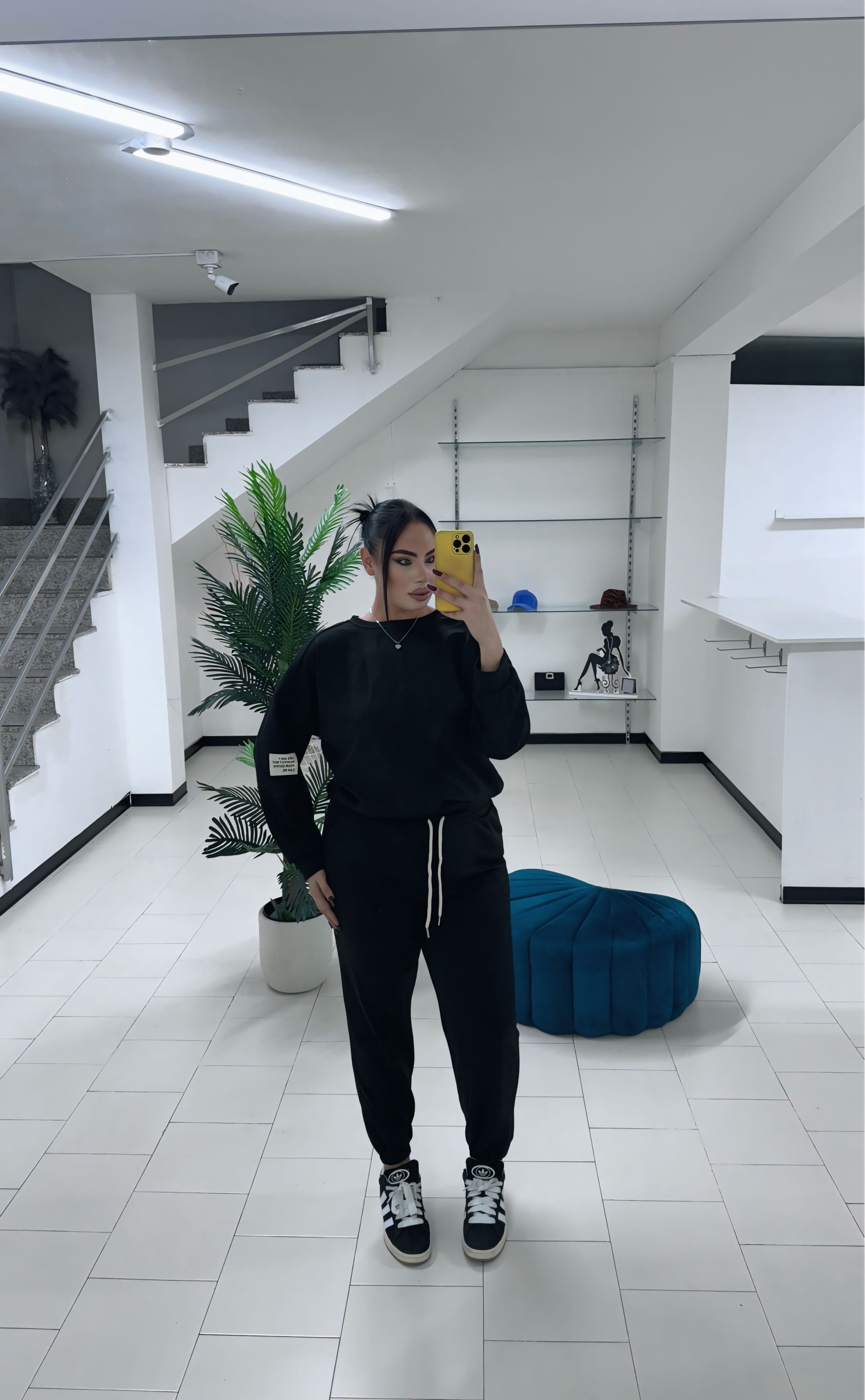 Coordinato tuta mayla black