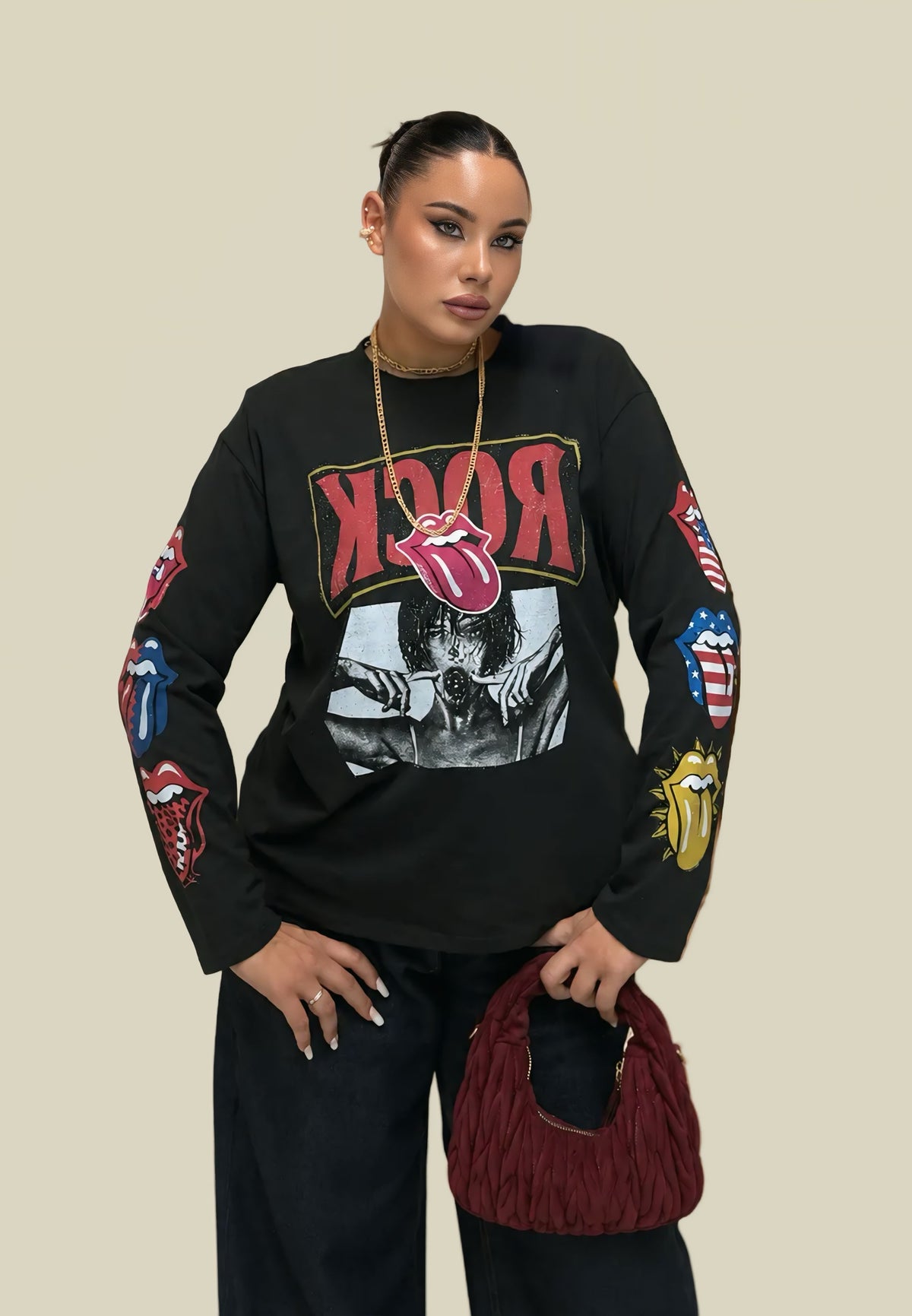 Maglia rock graphic