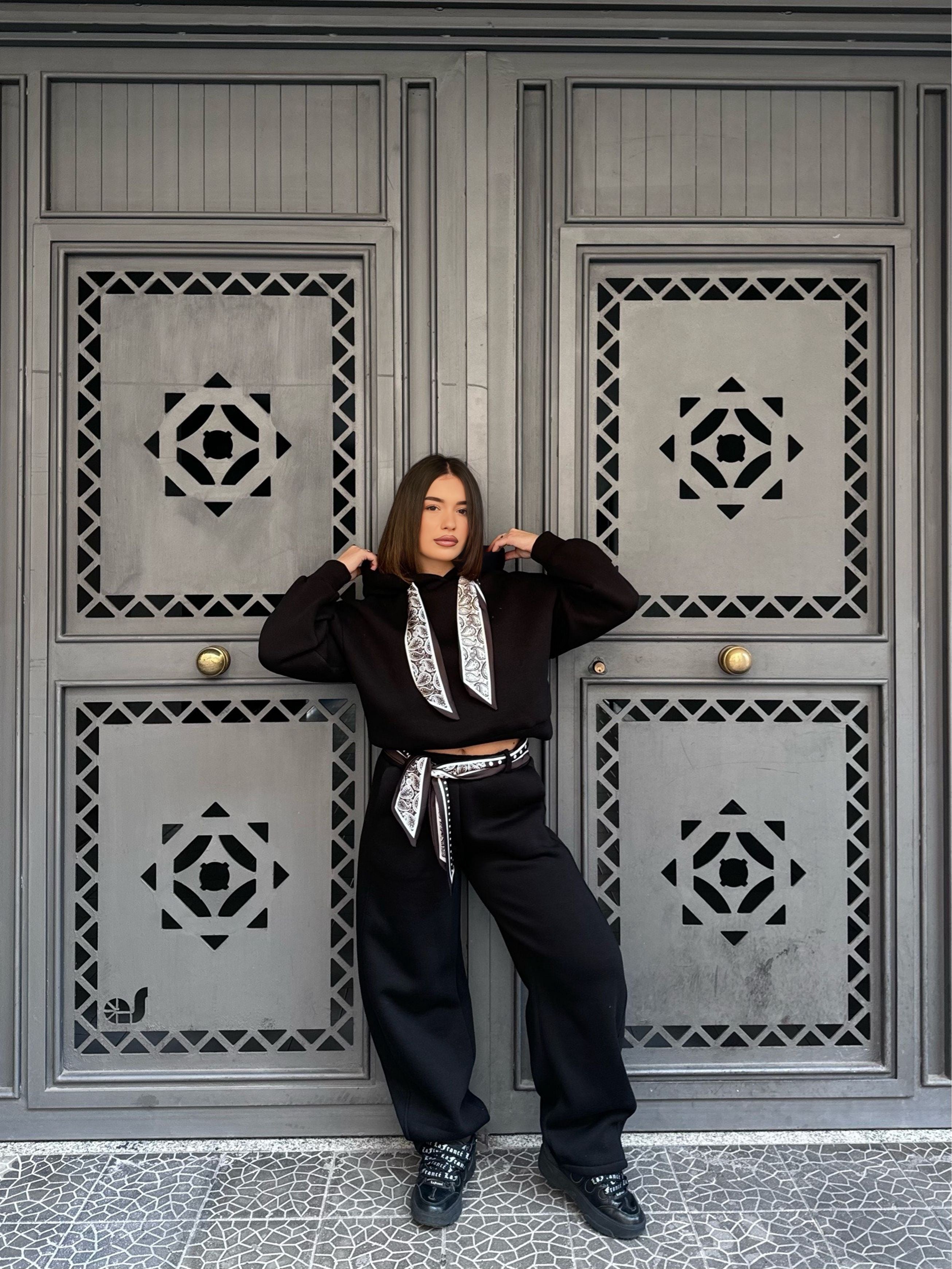 Coordinato tuta black 97028