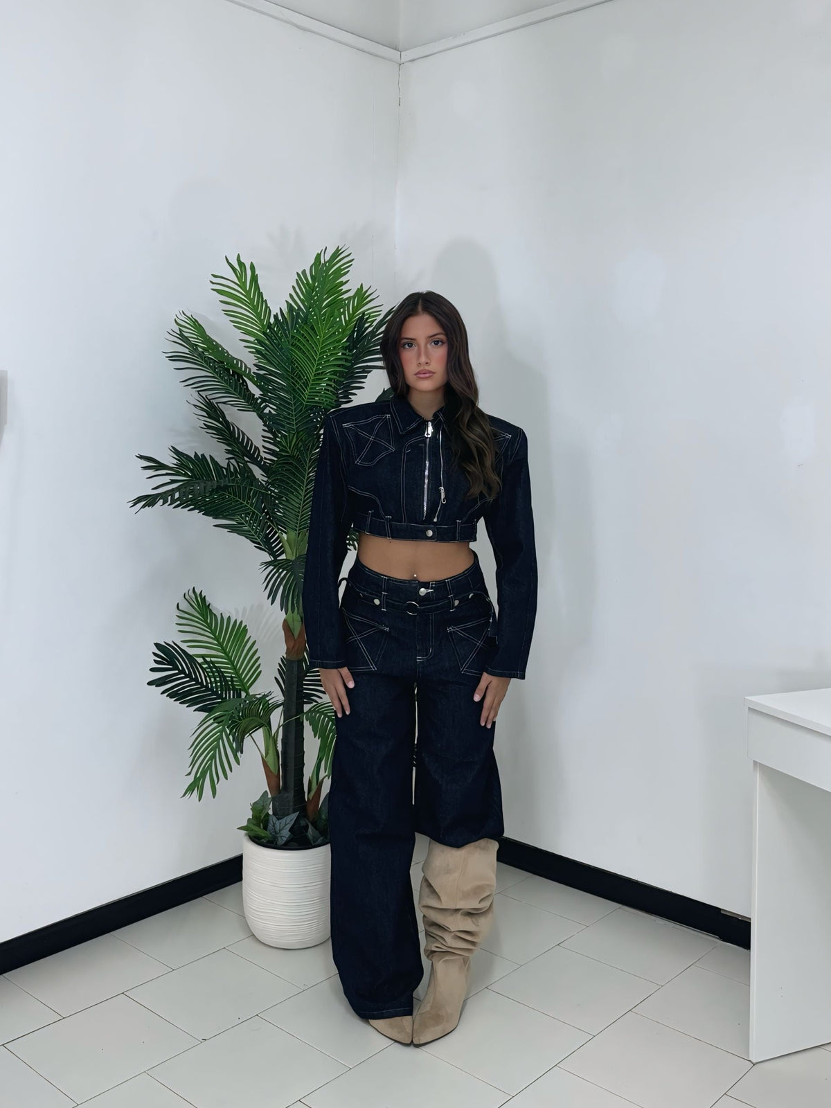 Completo Denim Urban Chic