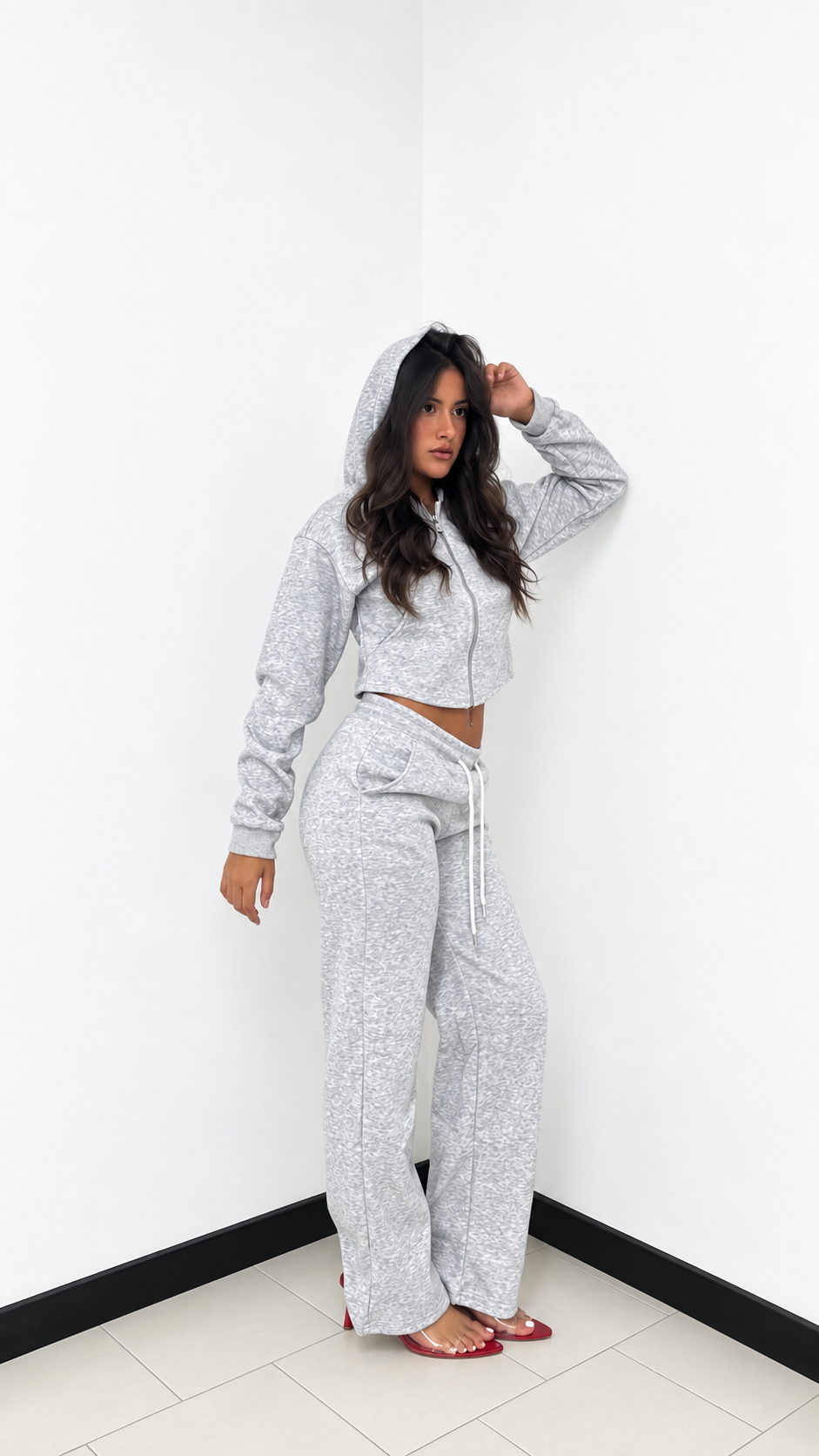 TUTA ESSENTIAL FIT GRIGIA