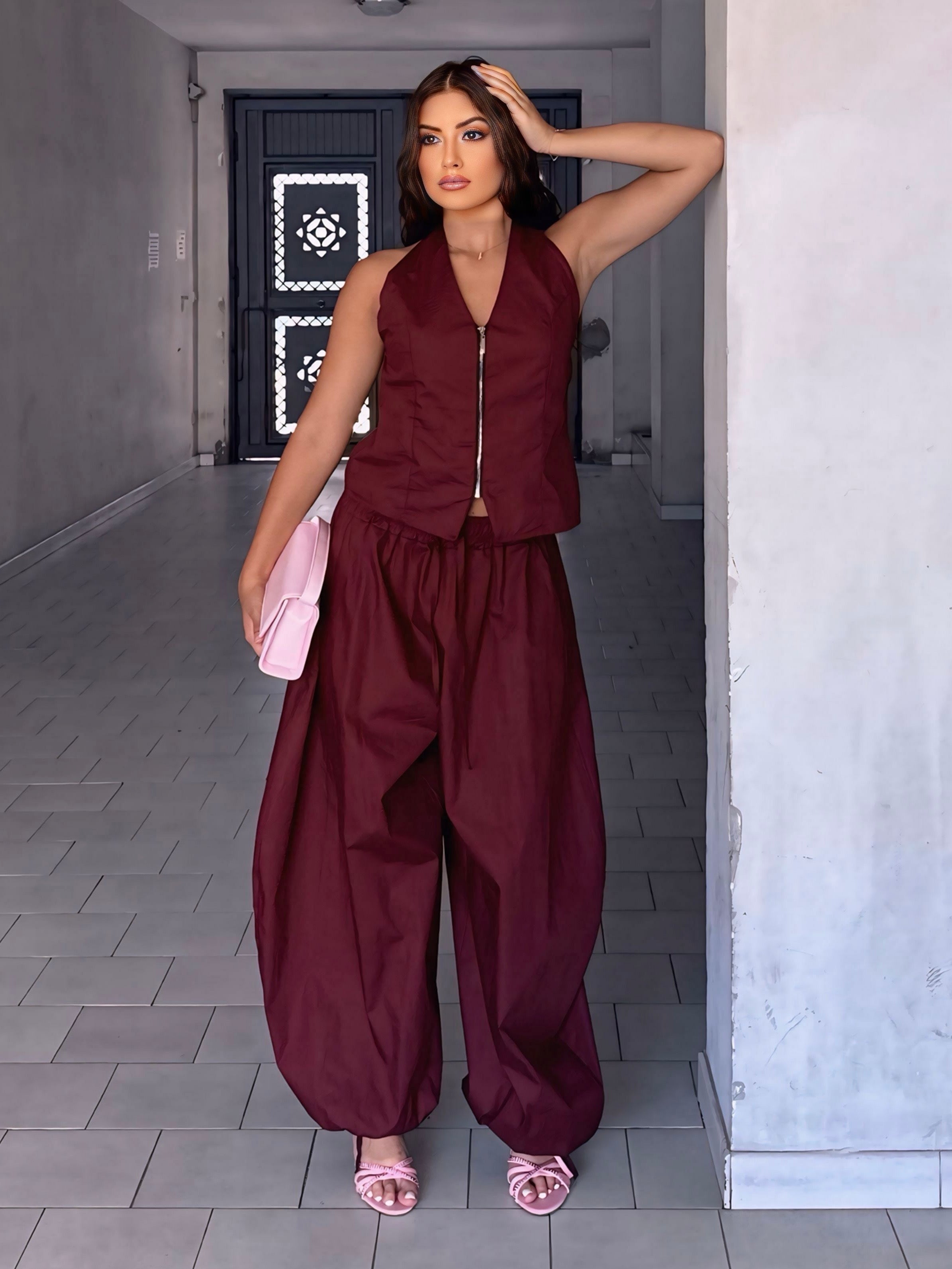 Coordinato Gali bordeaux