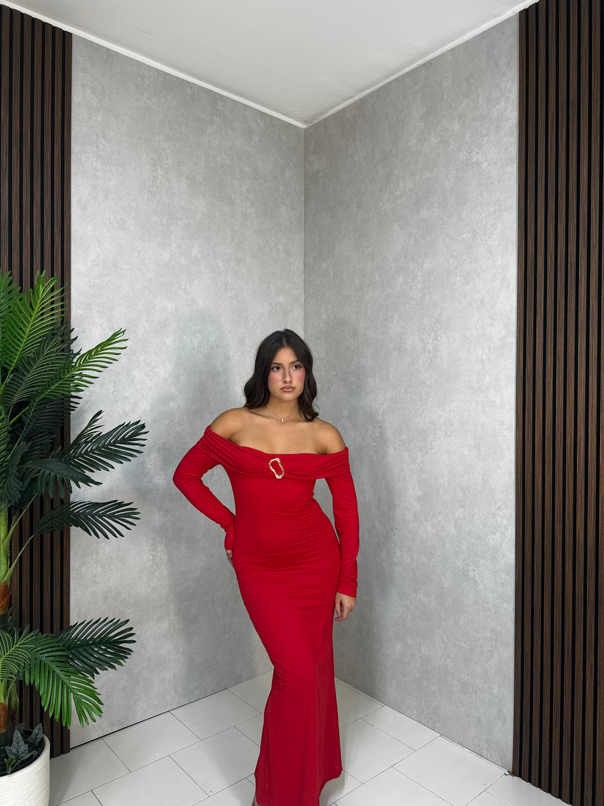 Abito scarlet red