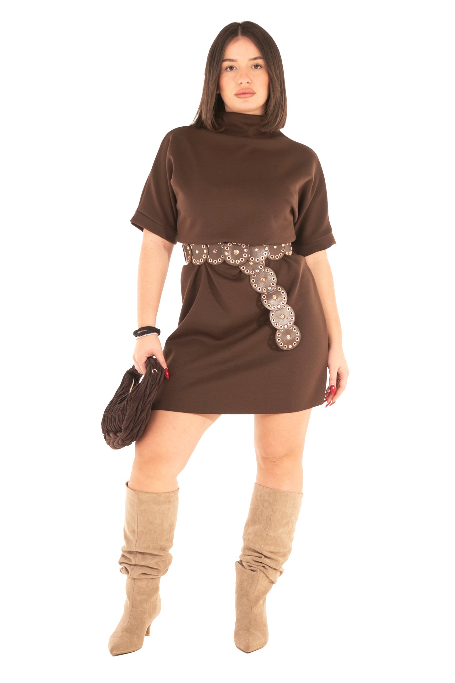 Mini dress Baly marrone