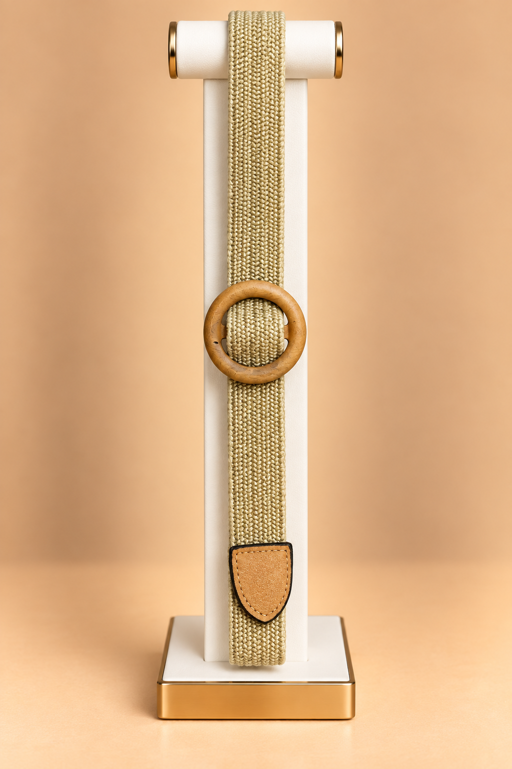 Cintura in Paglia Beige