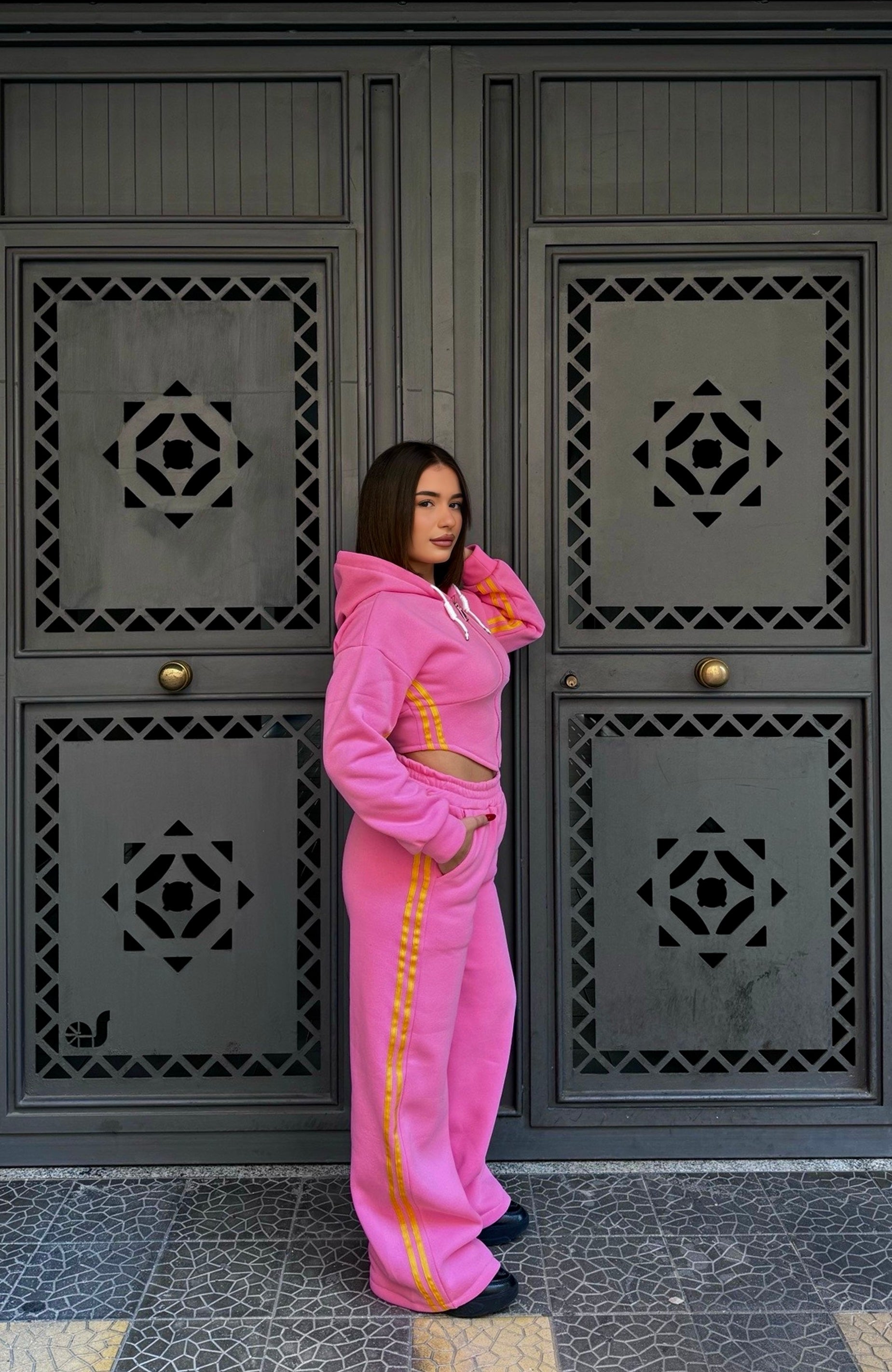 Coordinato tuta pink