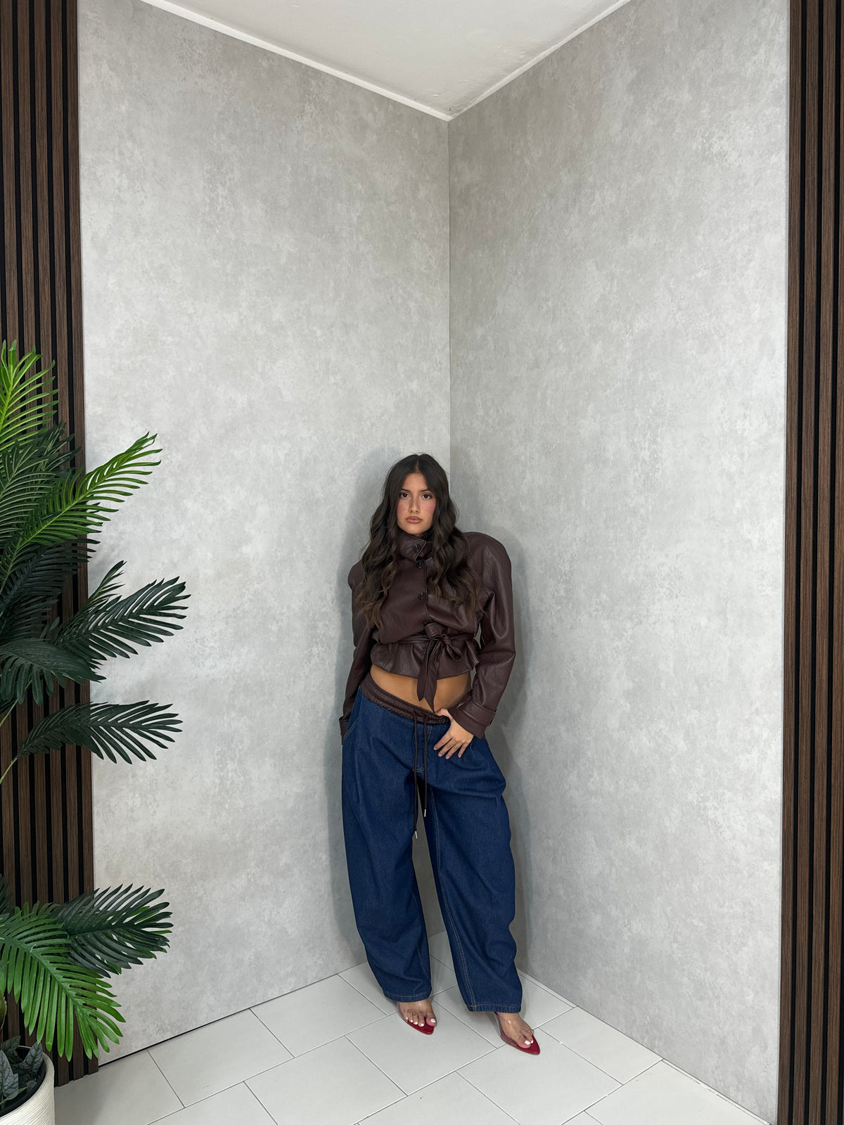 Completo Denim & Leather Chic