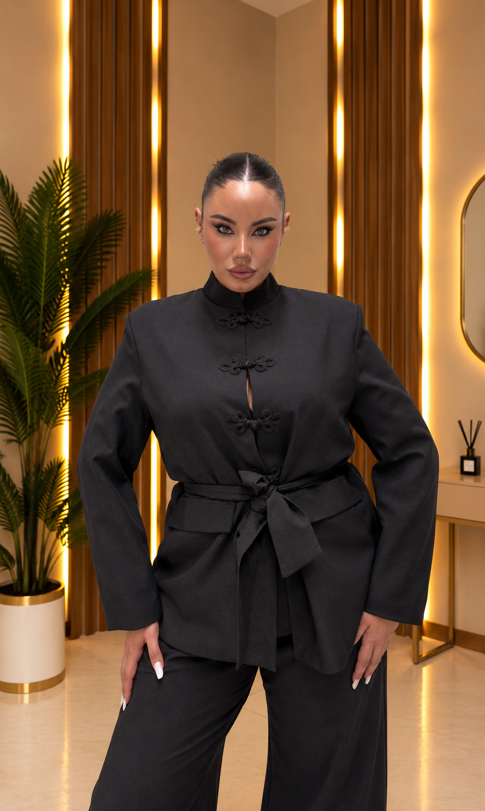 Tailleur “Élan black”