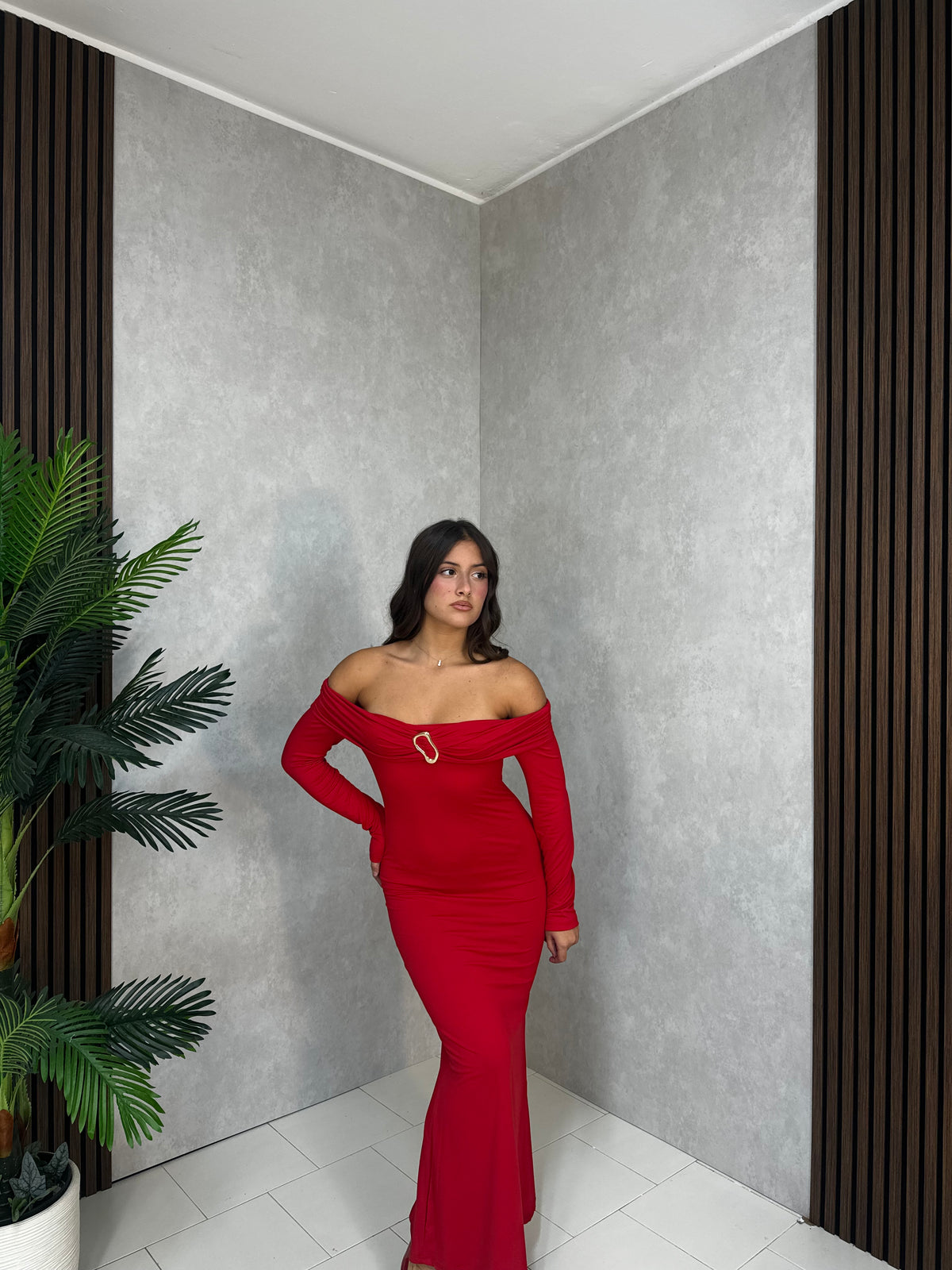Abito scarlet red