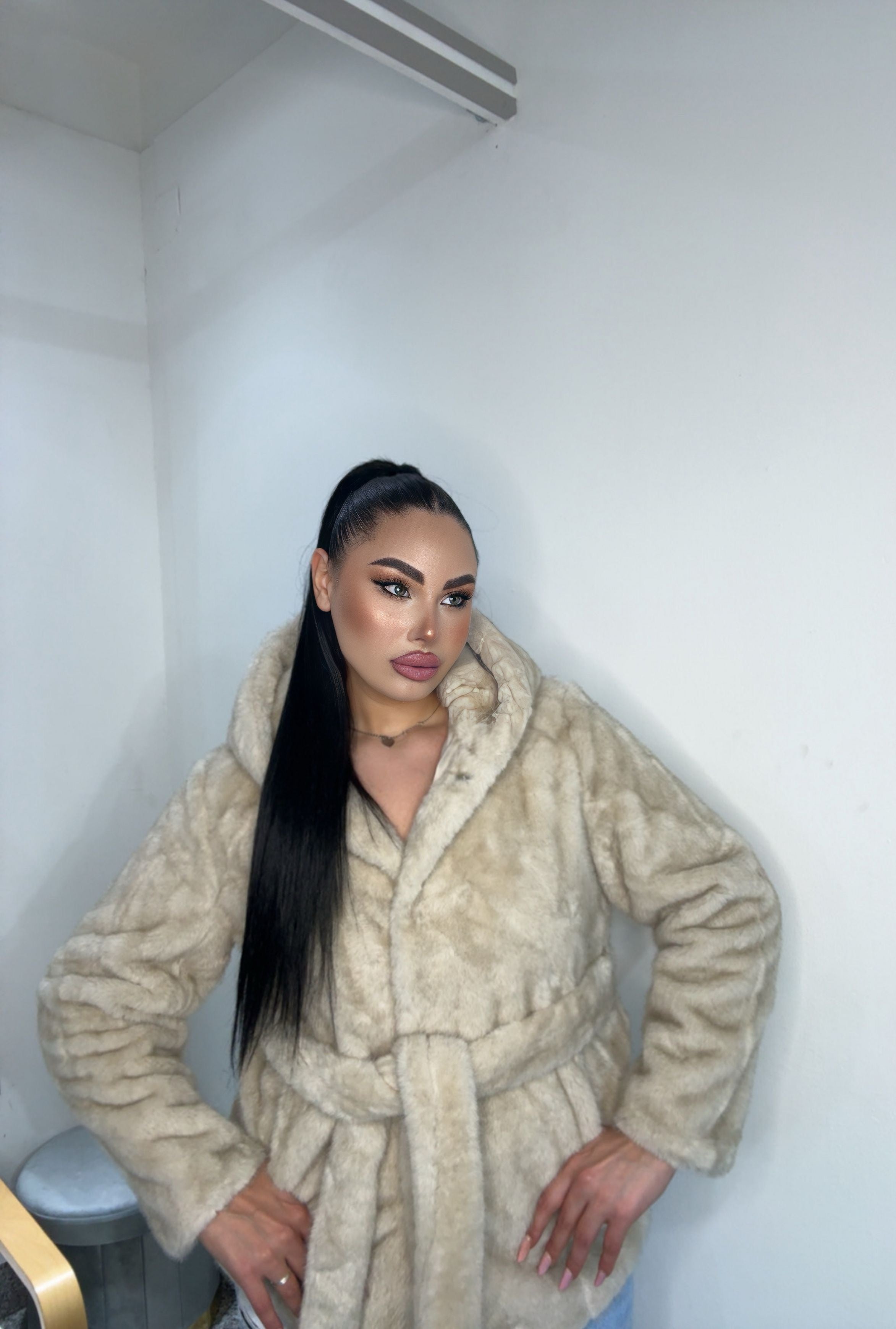 Pelliccia Maya beige