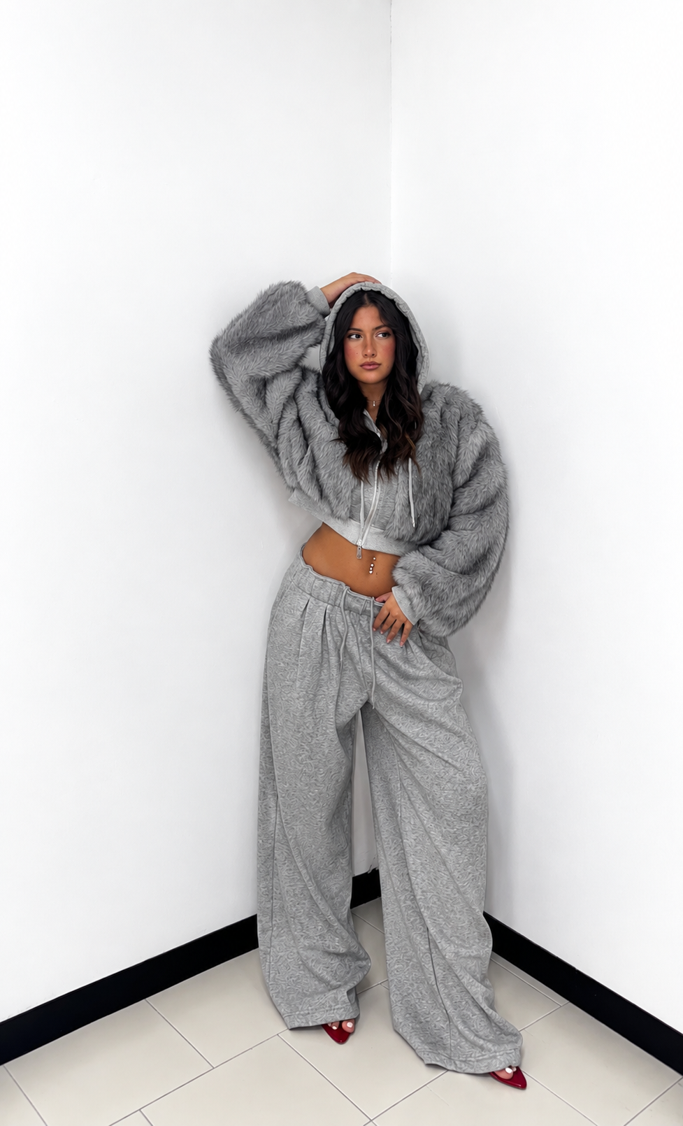 COMPLETO FUR GLAM GREY