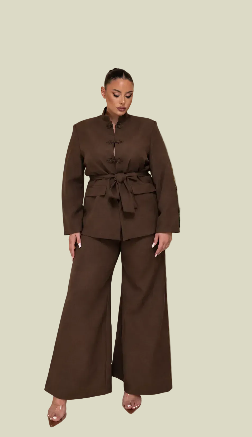 Tailleur “Élan Chocolat”