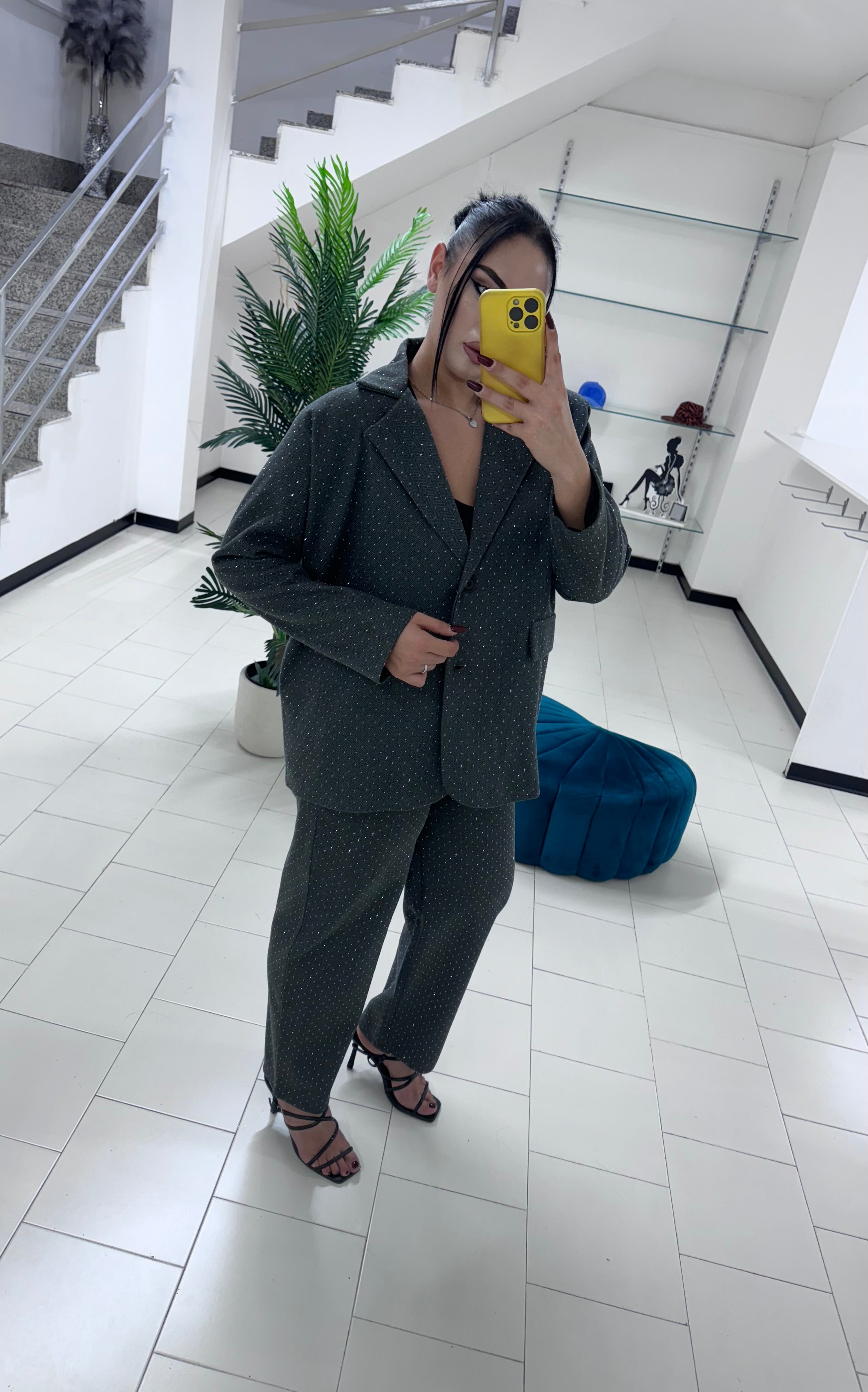 Tailleur brill grey