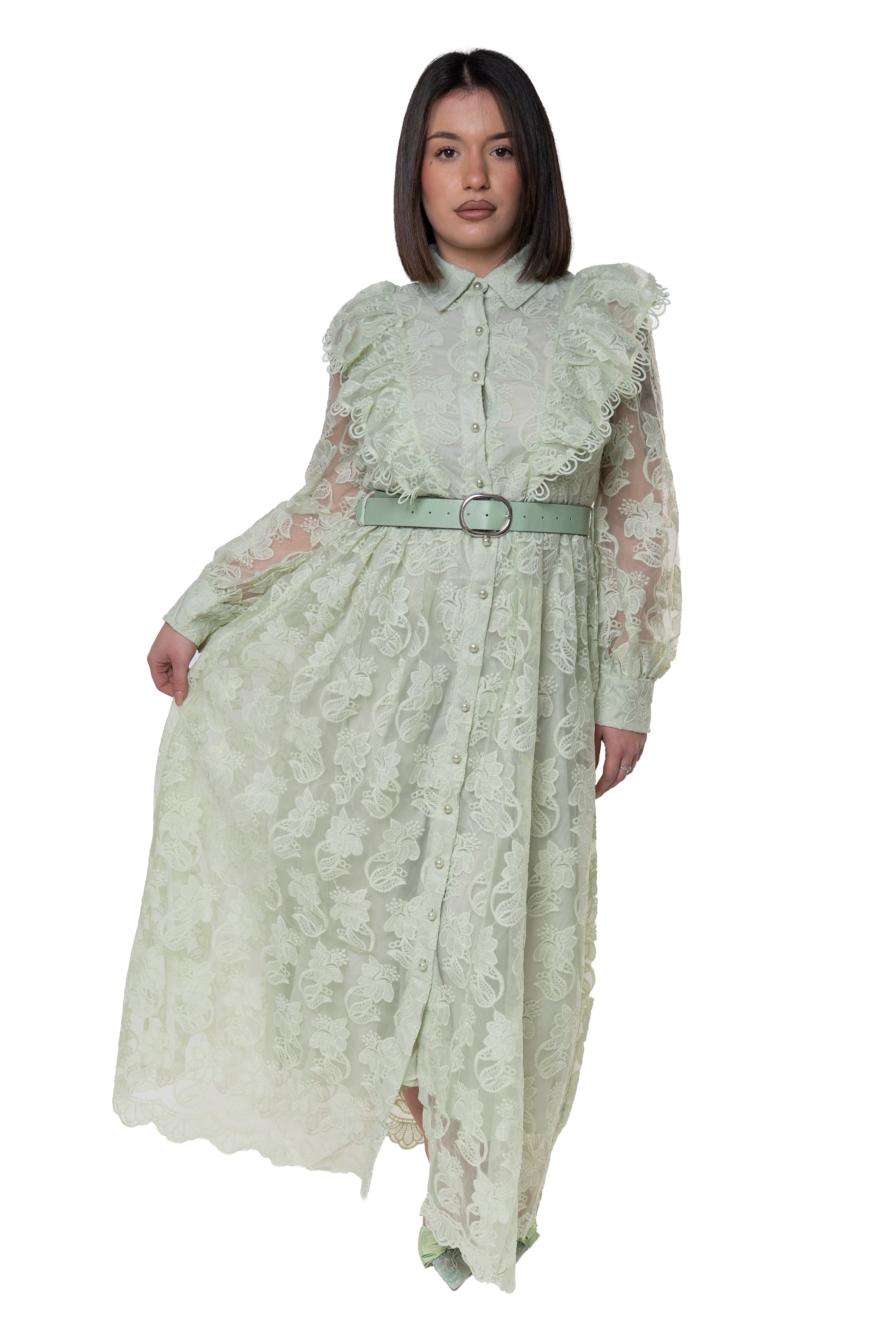 Abito mayls verde acqua